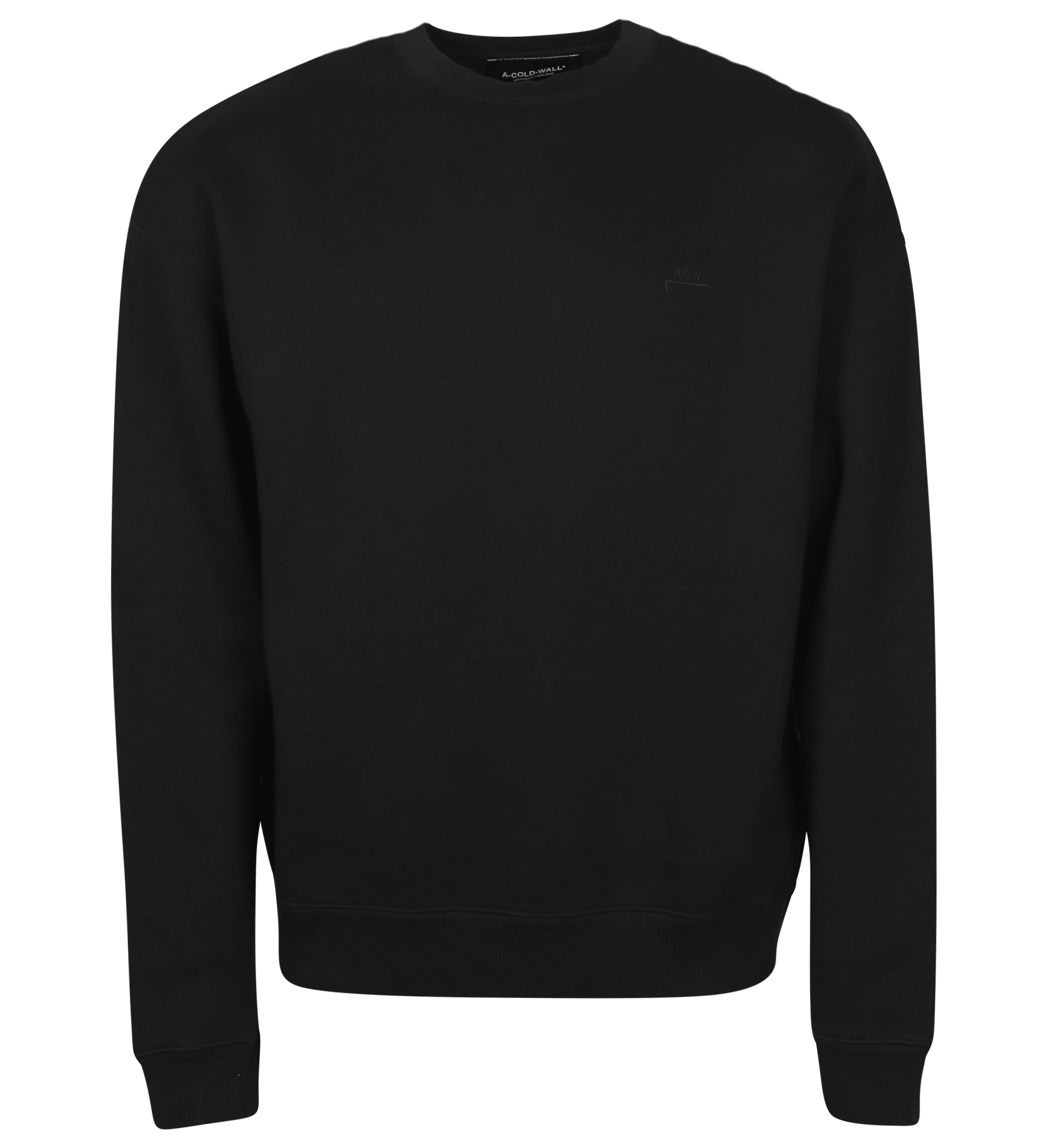 A-Cold-Wall Bracket Crew Neck Sweatshirt Black