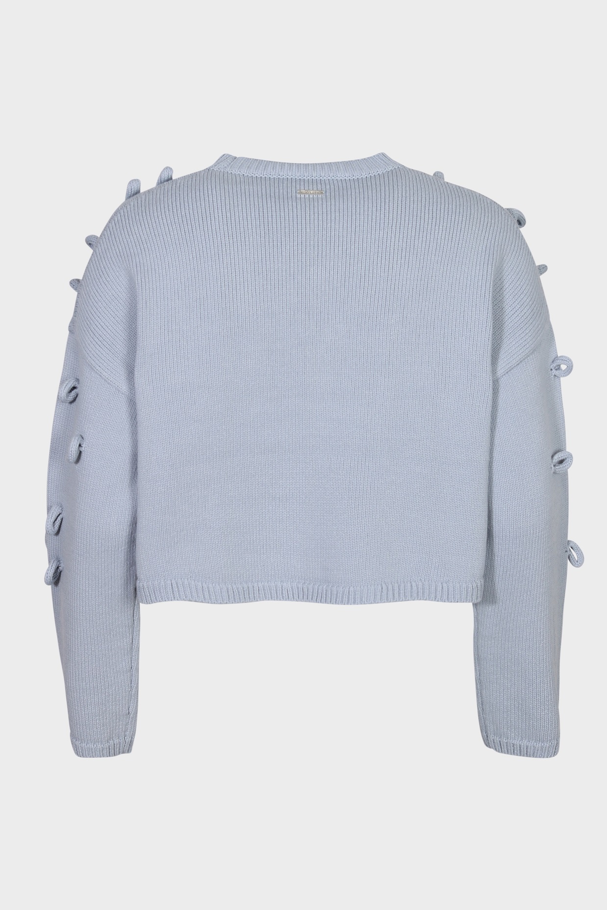 JW ANDERSON Cropped Loop Jumper in Powder Blue