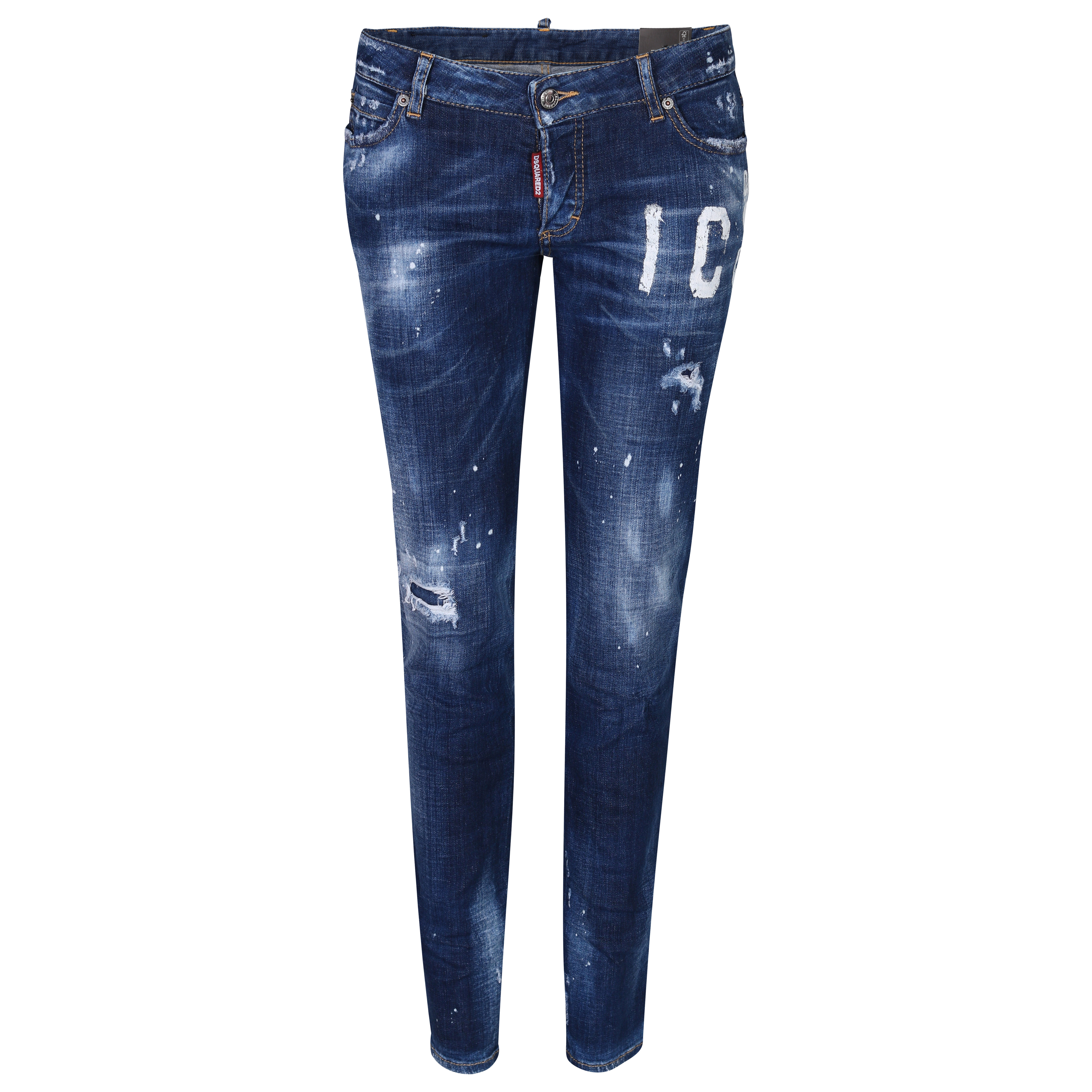 Dsquared Jeans Jennifer Jean Icon Spray Blue Washed