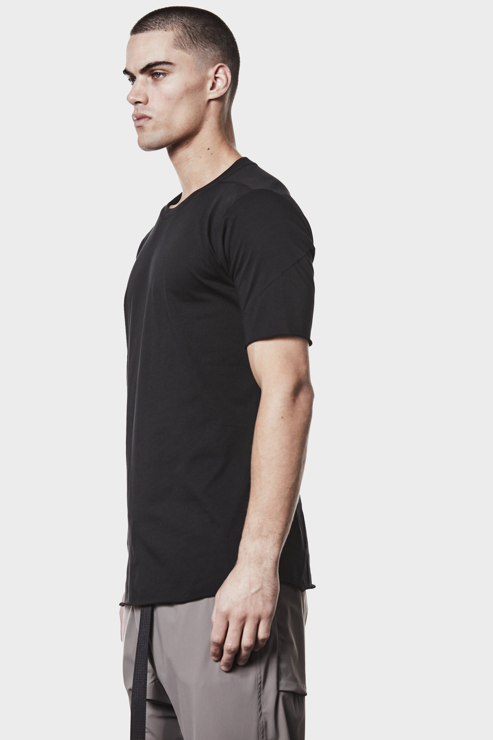 THOM KROM Slim Fit T-Shirt in Black