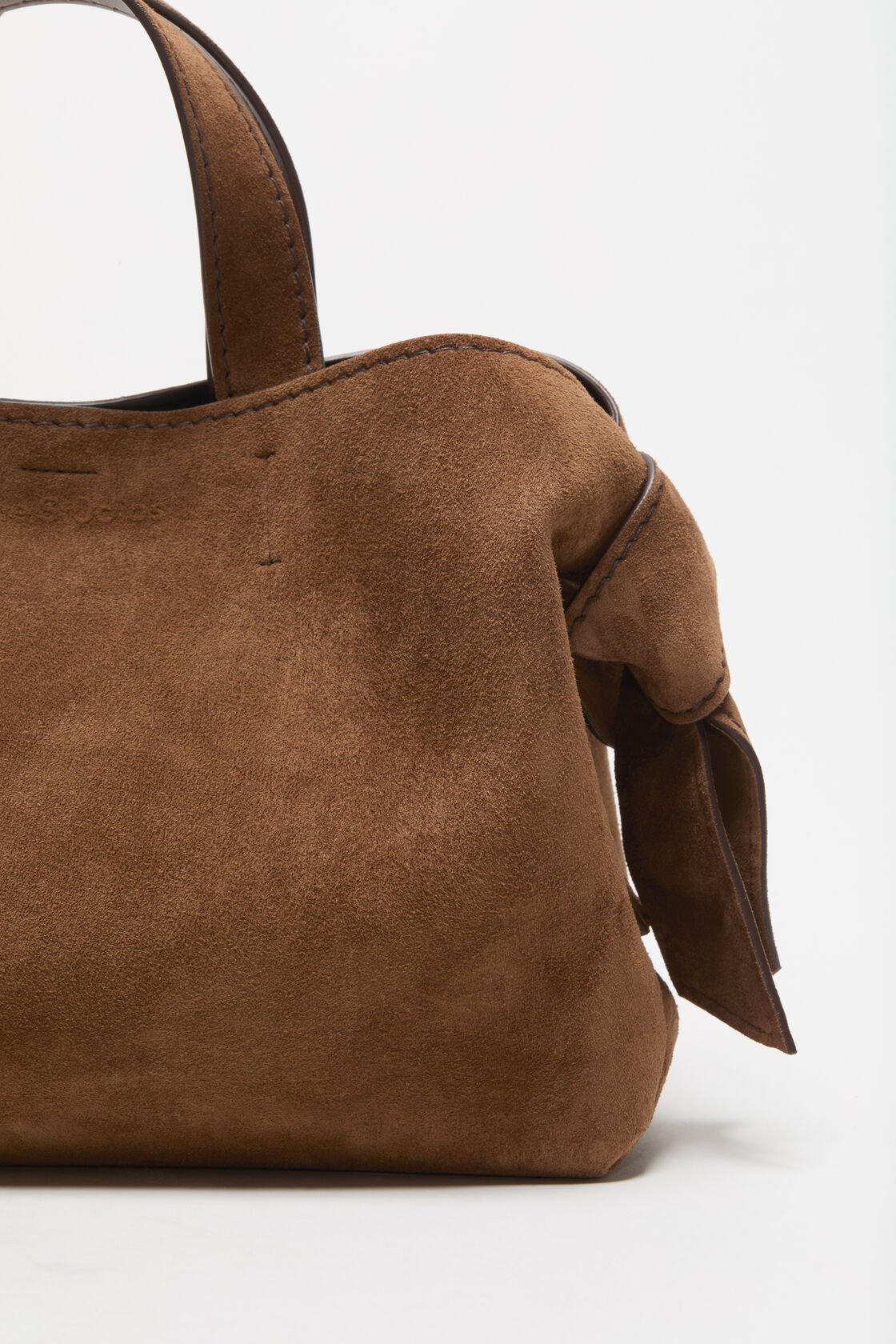ACNE STUDIOS Musubi Tote Bag in Cognac Brown