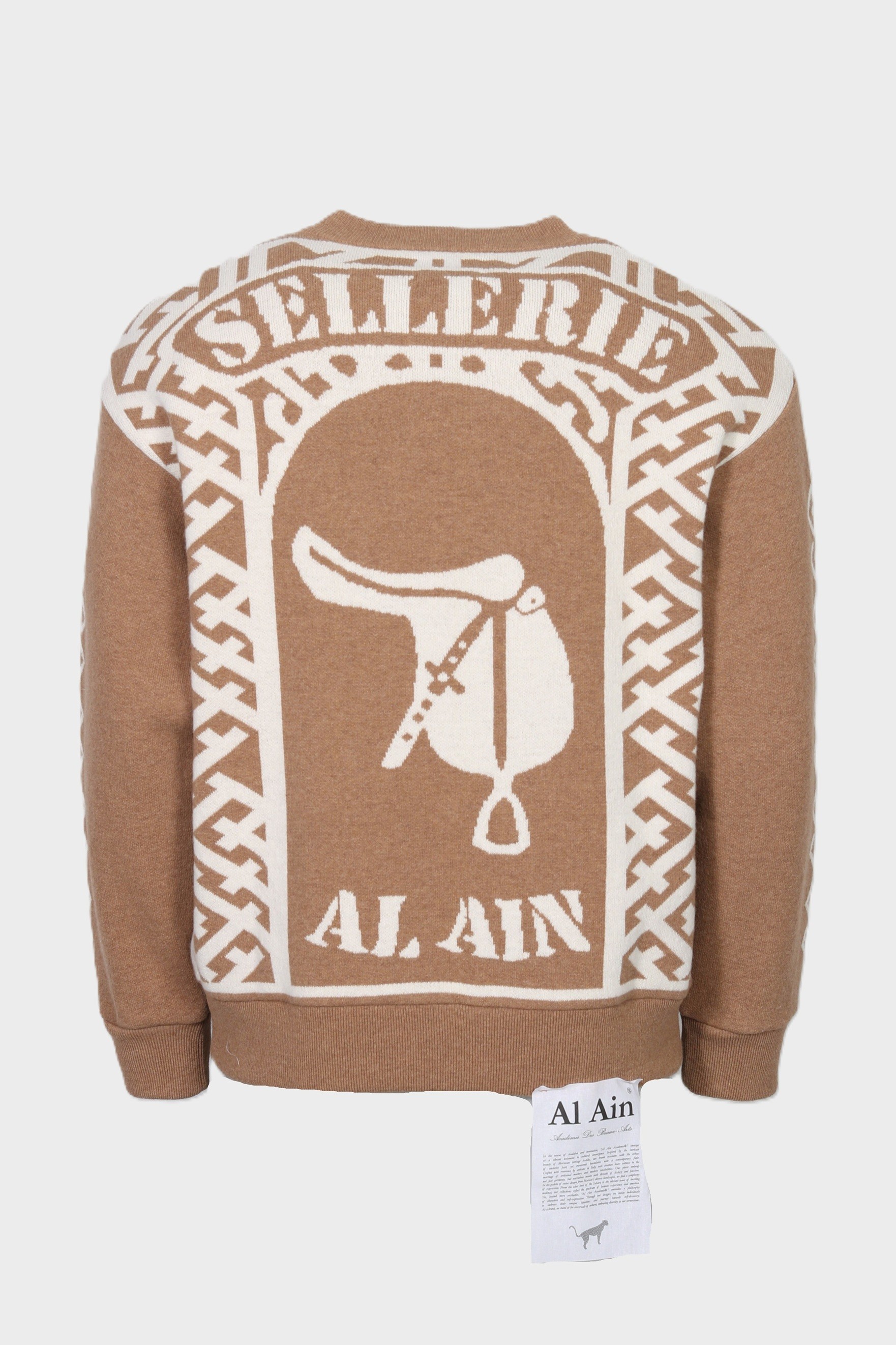 AL AIN Sellerie Knit Sweater in Camel XL