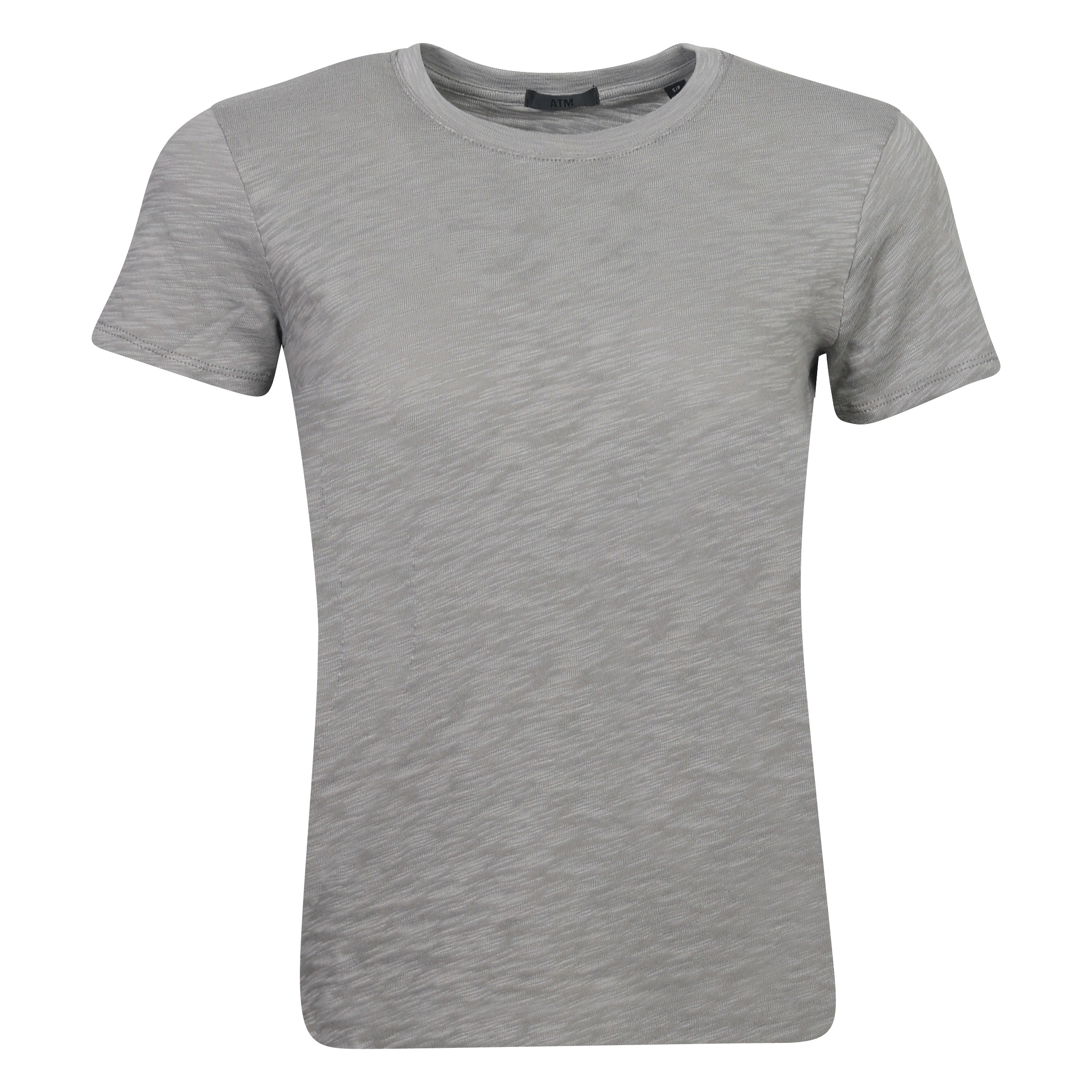 ATM Slub Jersey T-Shirt Crewneck in Grey S