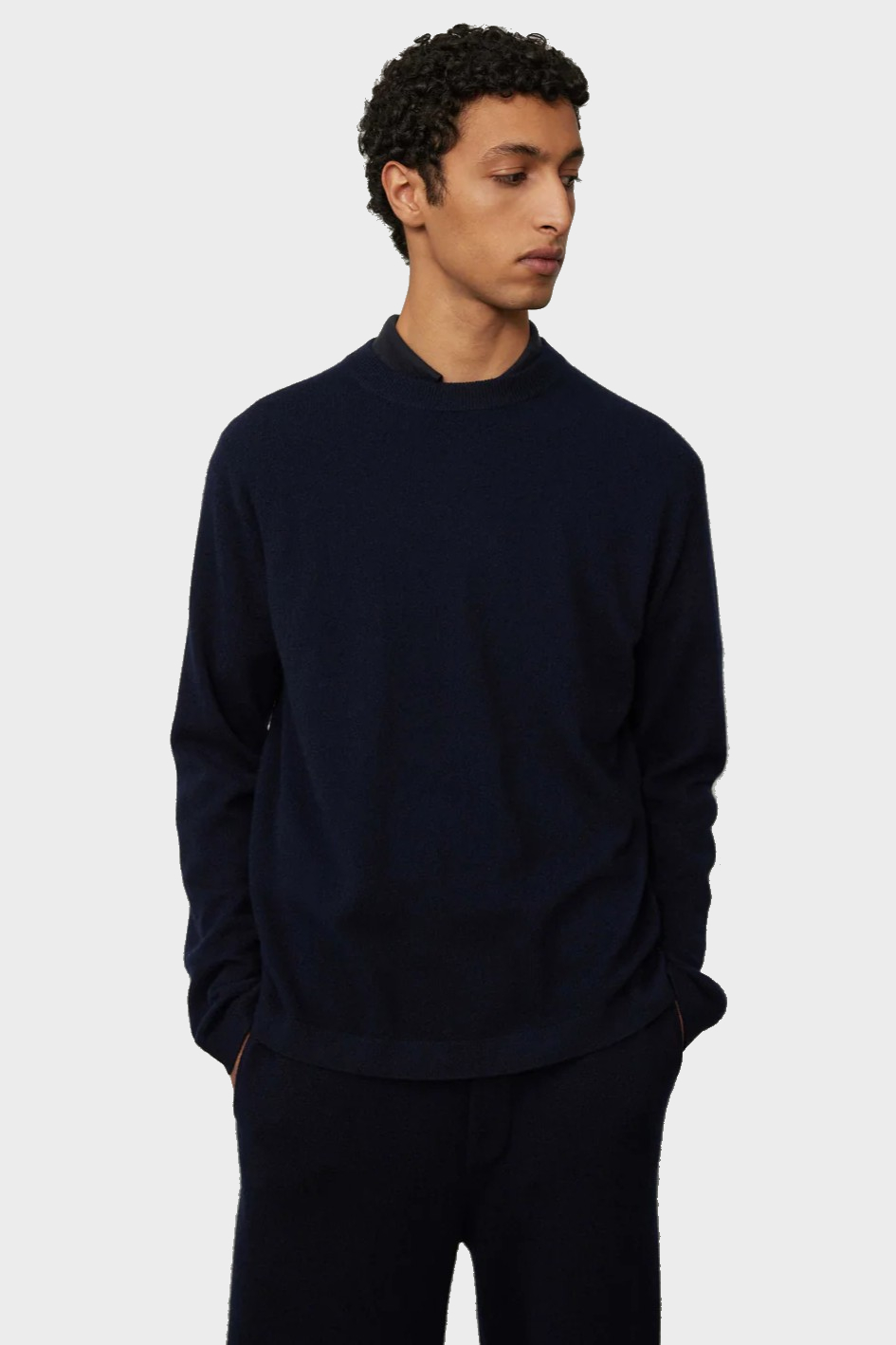 LISA YANG Cashmere Sweater in Navy