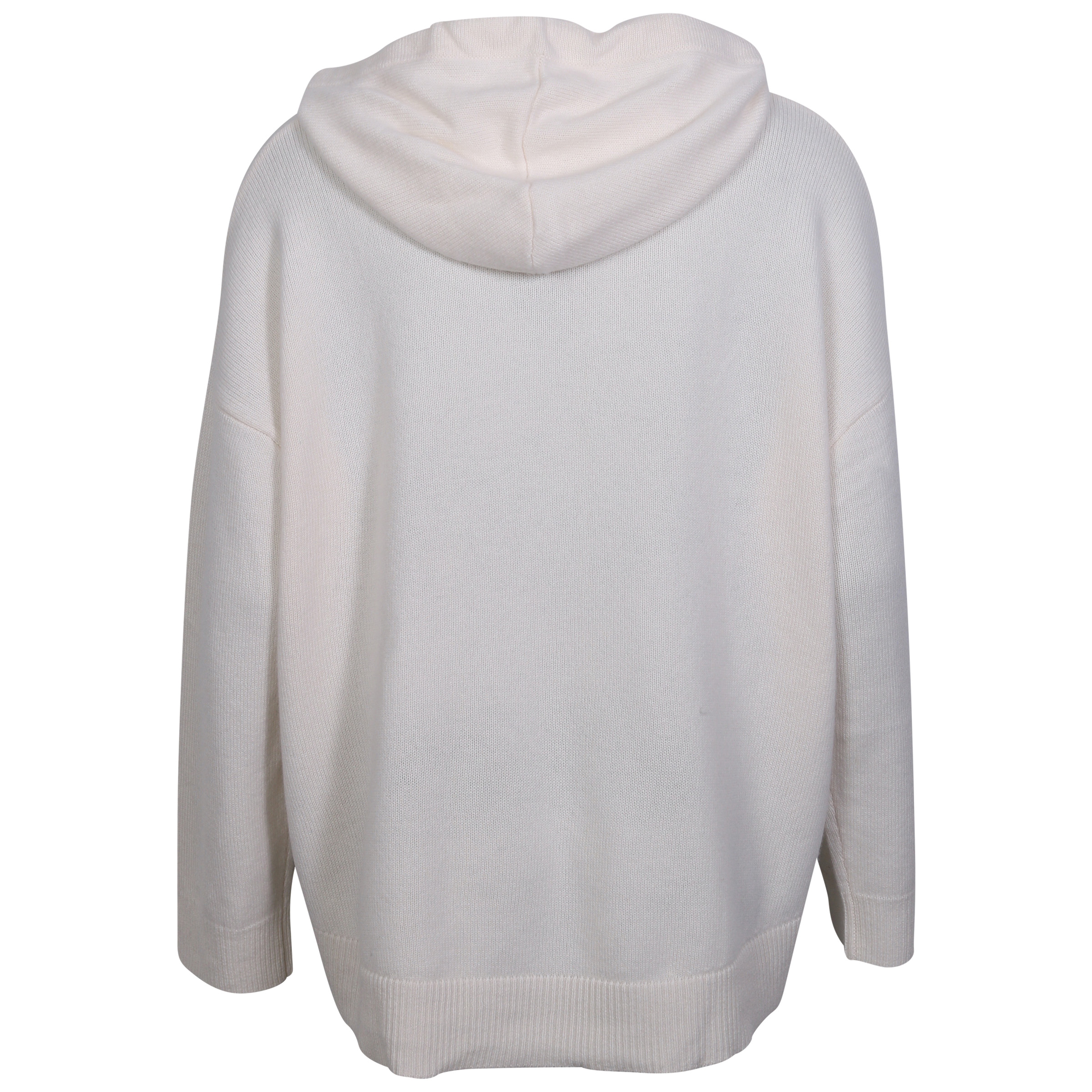 Flona Cashmere Hoodie in Offwhite XS