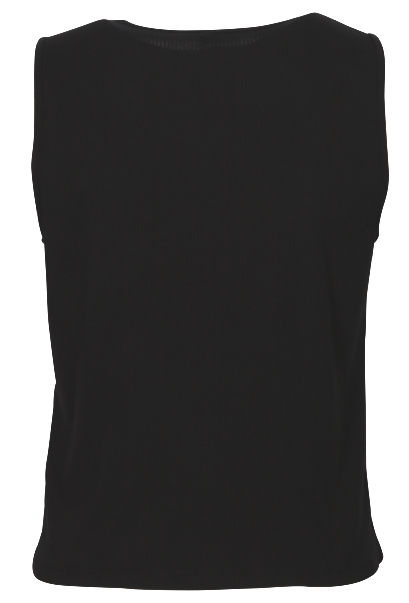 James Perse Cropped Rib Tank Black