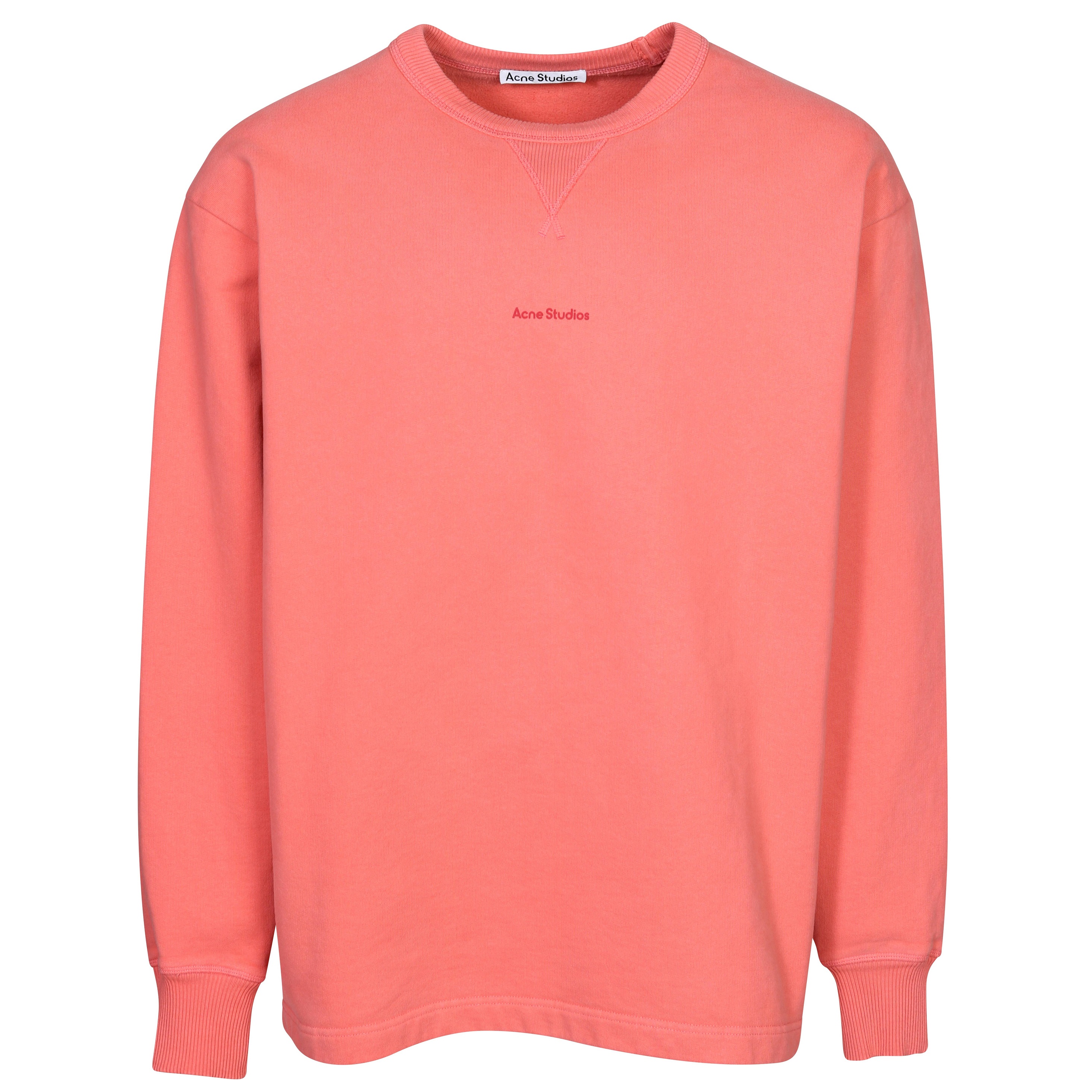Acne Studios Stamp Sweatshirt in Salmon Pink