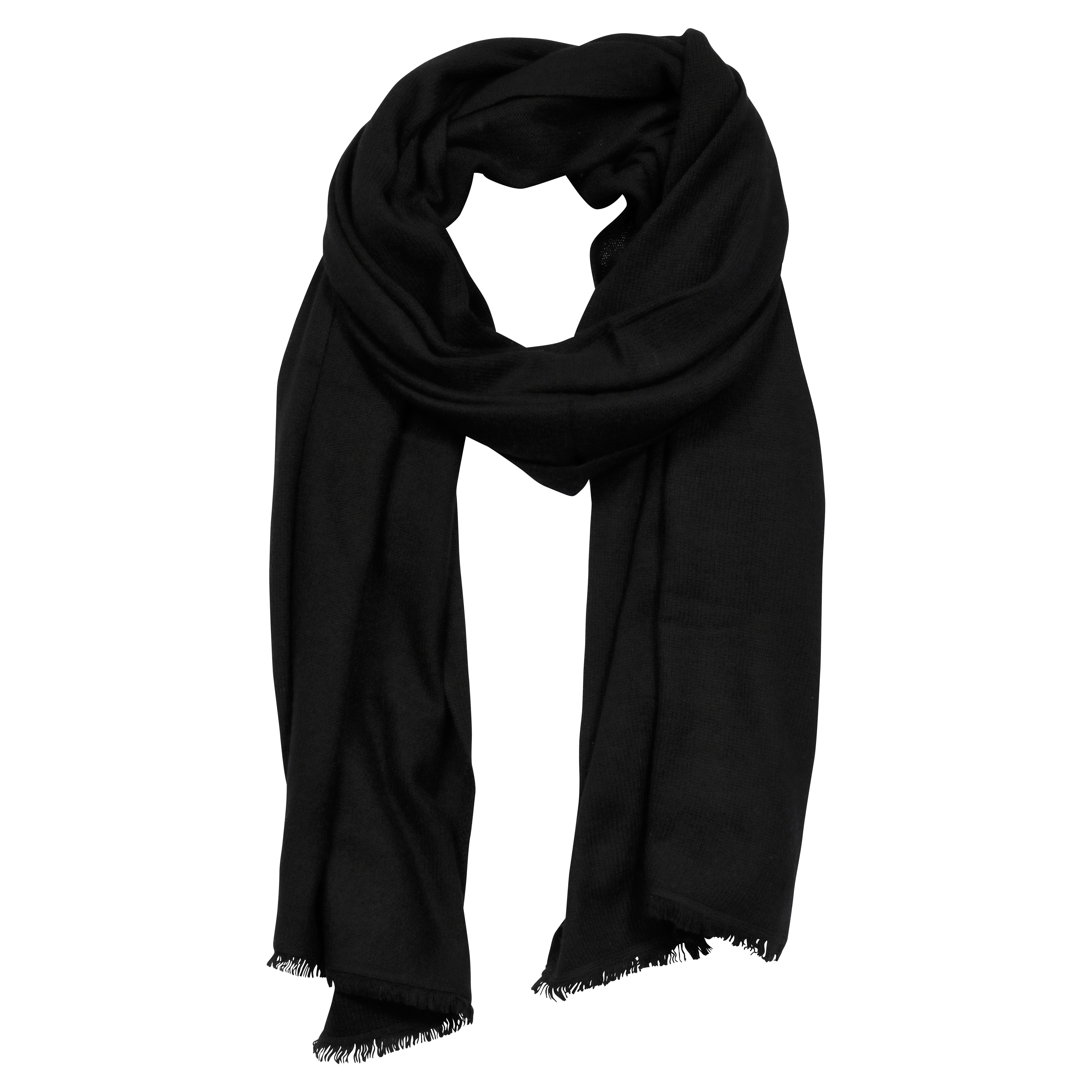 Flona Cashmere Scarf in Black