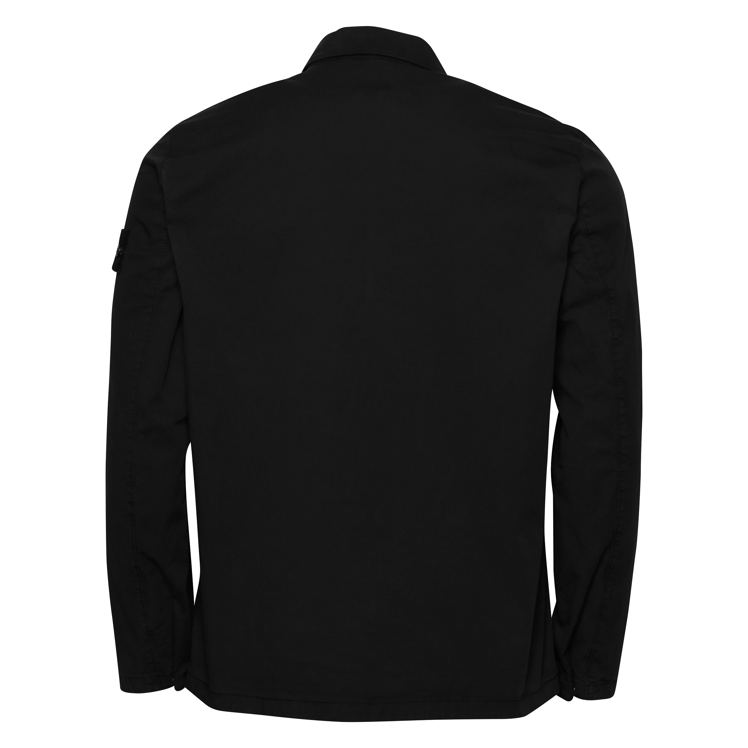 Stone Island Cotton Overshirt in Black