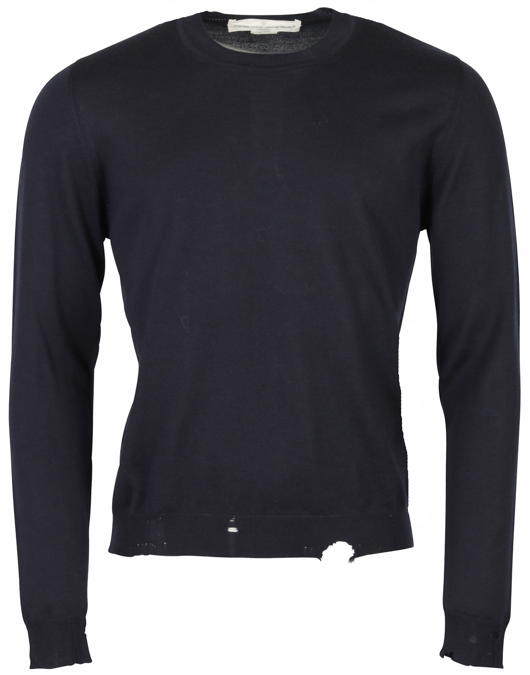 Golden Goose Crewneck Knit Sweater Shin Navy