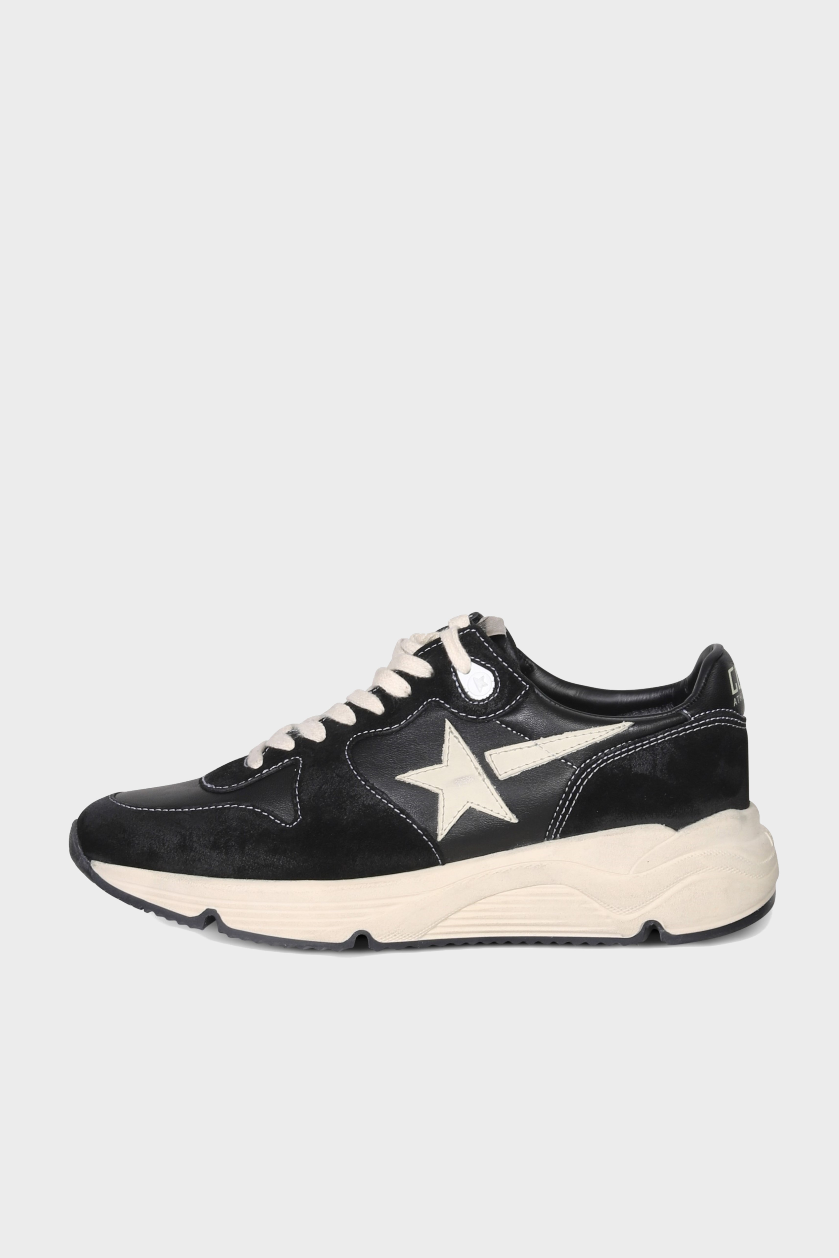 GOLDEN GOOSE Running in Black/White