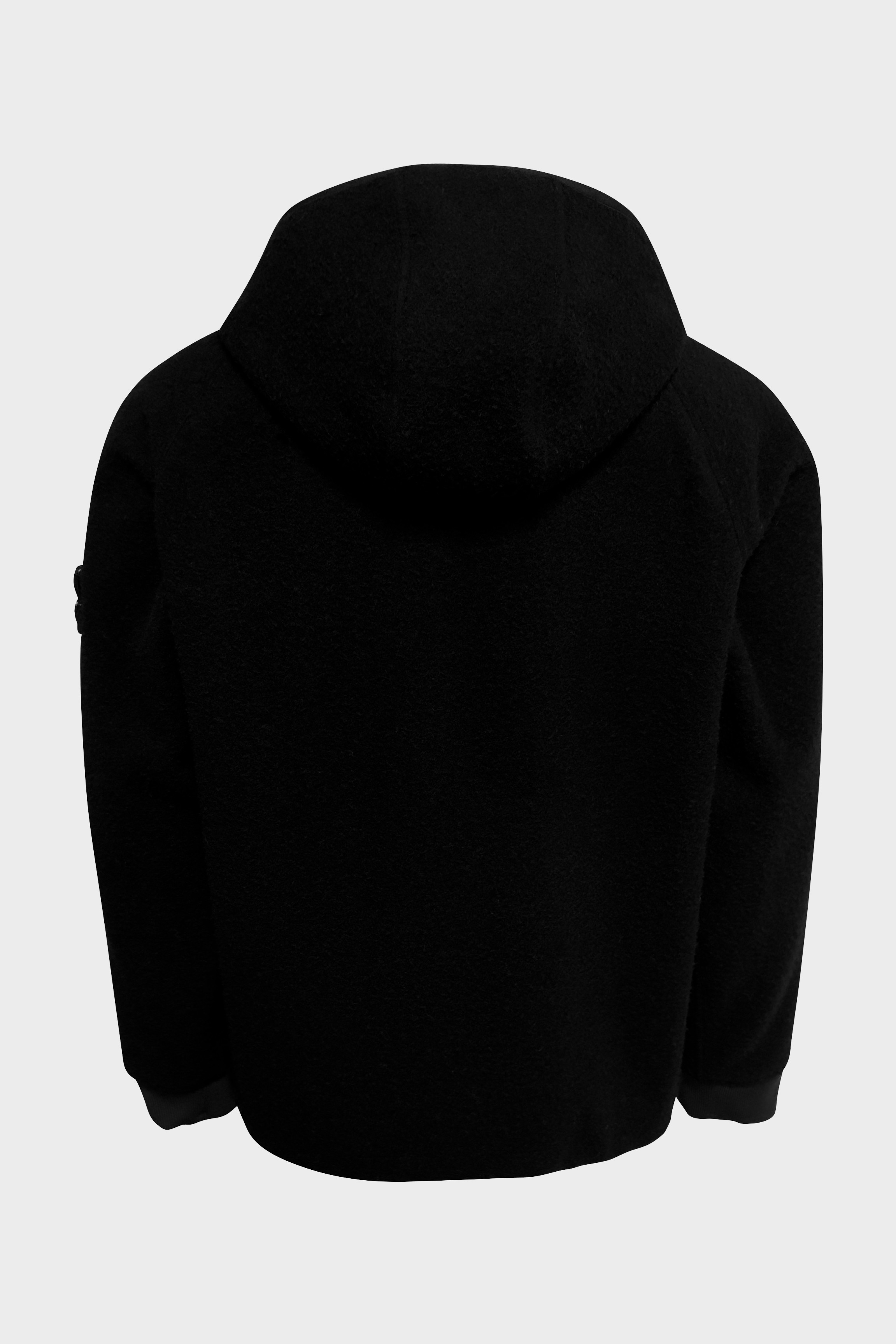 STONE ISLAND Panno Ratinato Wool Jacket in Black