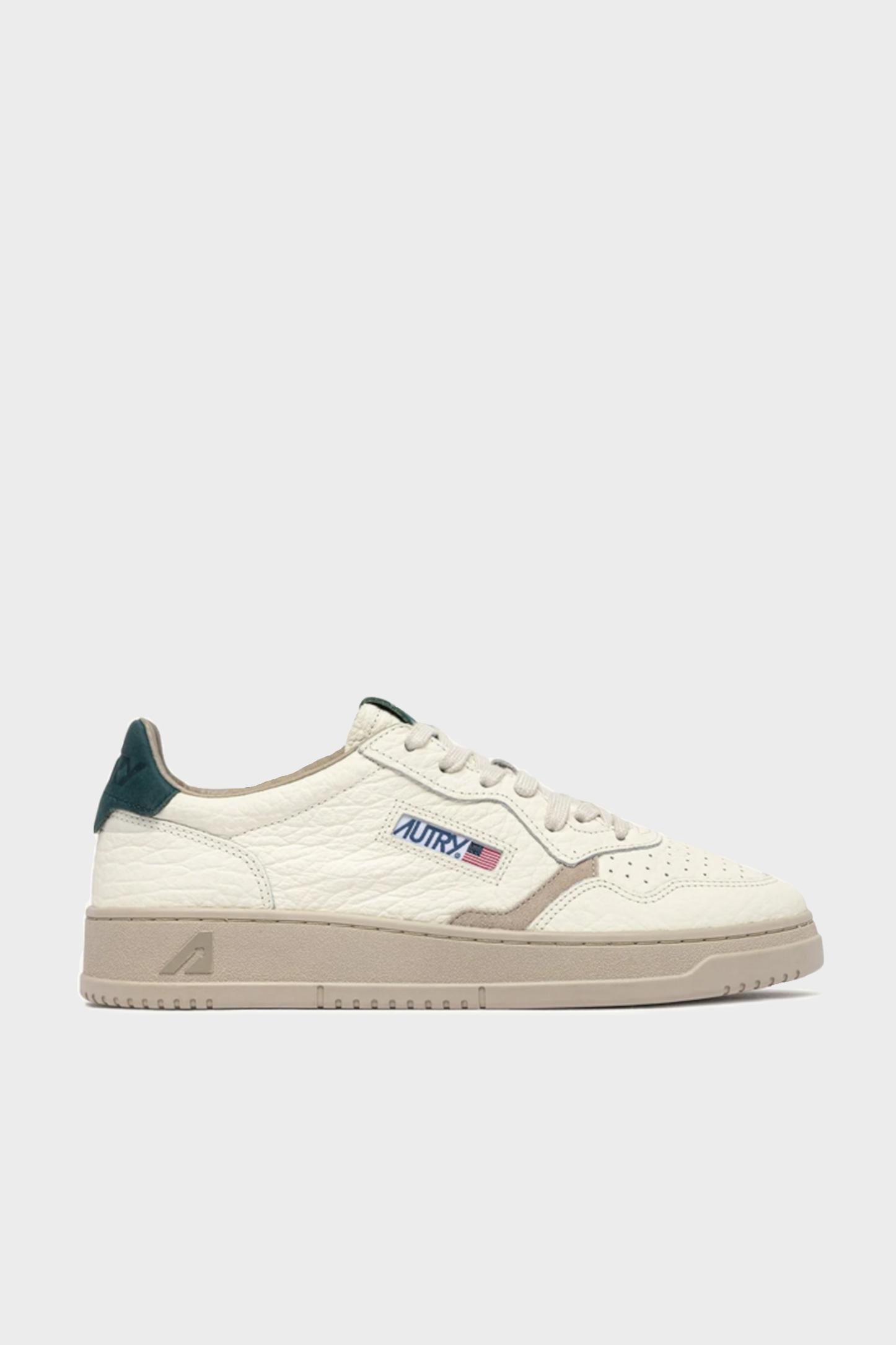 AUTRY ACTION SHOES Medalist Low Sneaker Elefant in Gray/Dark Sea