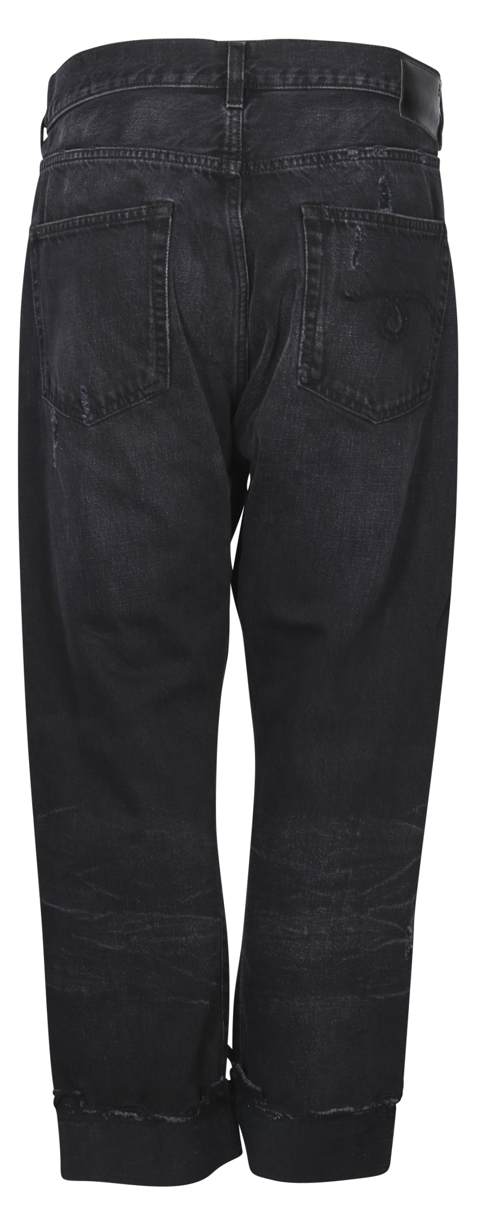 R13 Cross Over Jeans Washed Black