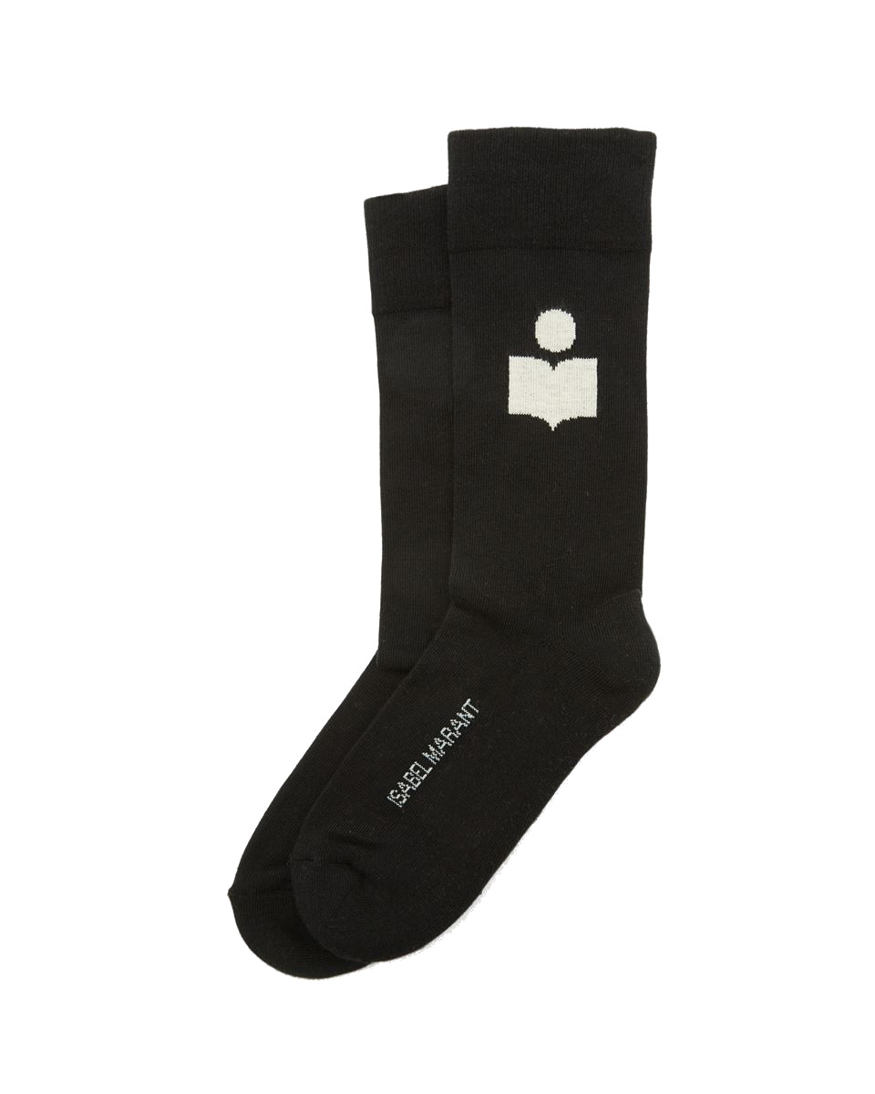 Unisex Isabel Marant Siloki Socks in Black