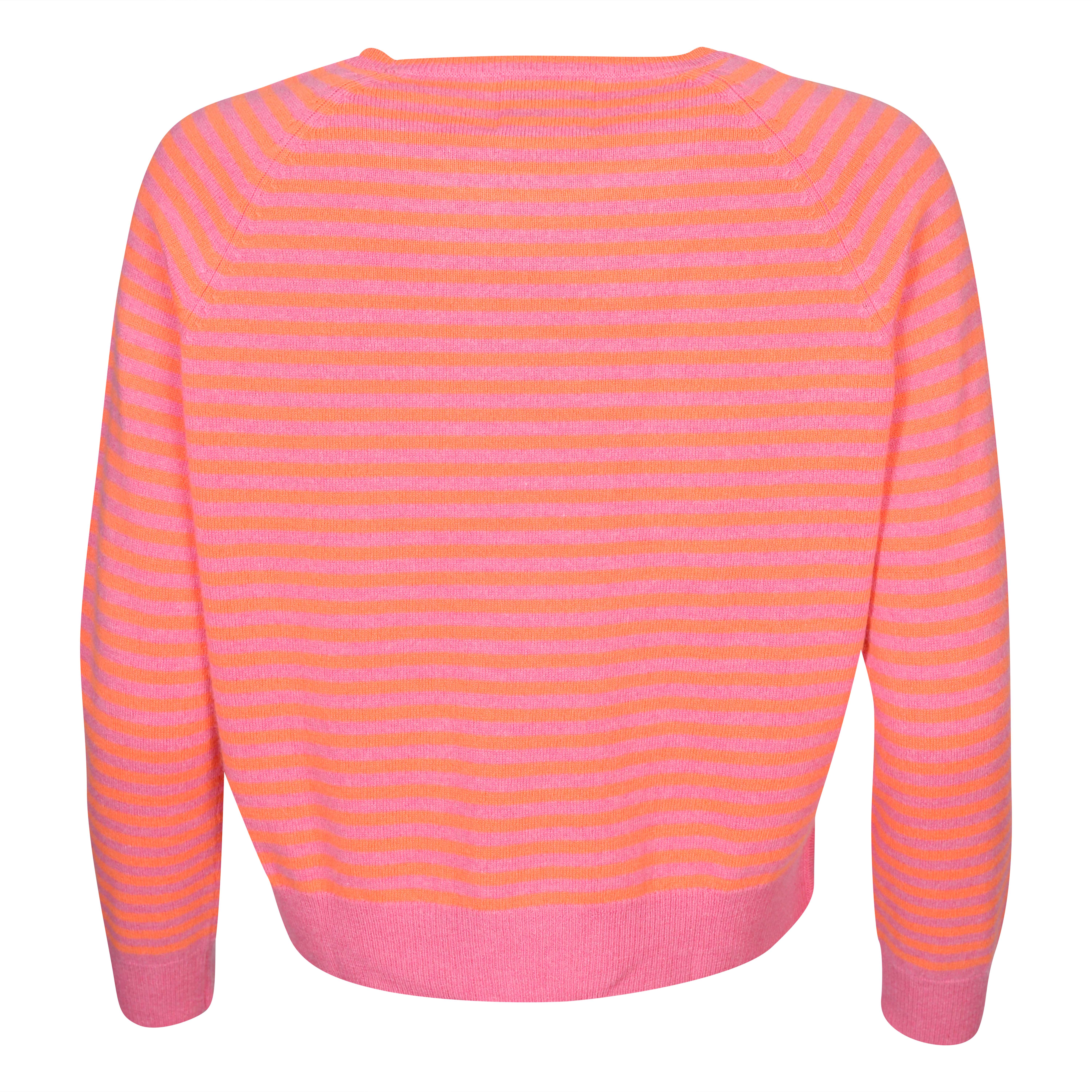 Jumper1234 Cashmere Stripe Boyfriend Sweater L/4