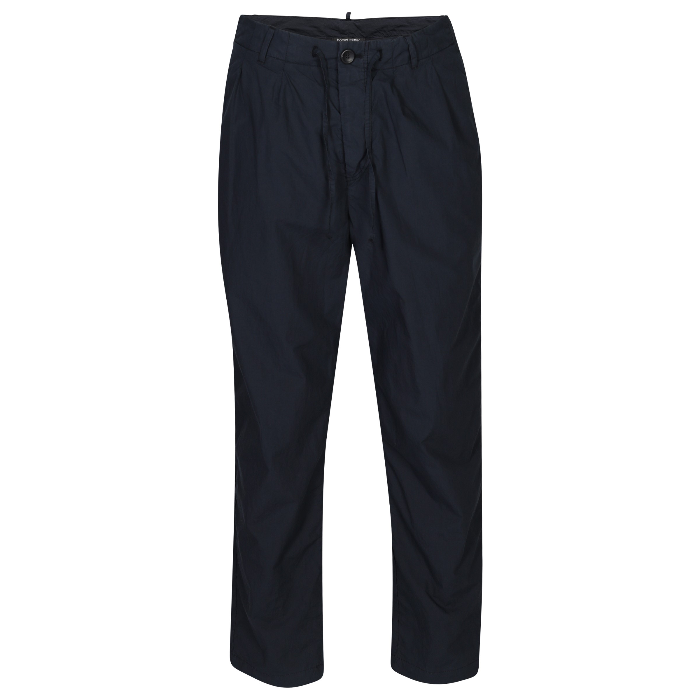 Hannes Roether Trousers in Dark Navy