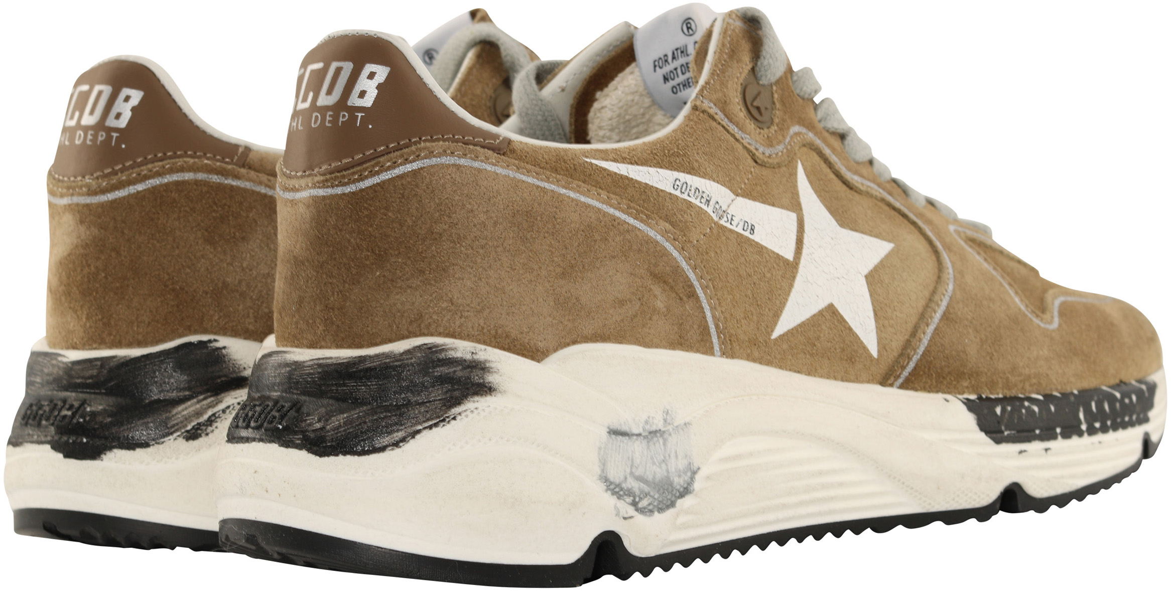 Golden Goose Sneakers Running Tabac Suede