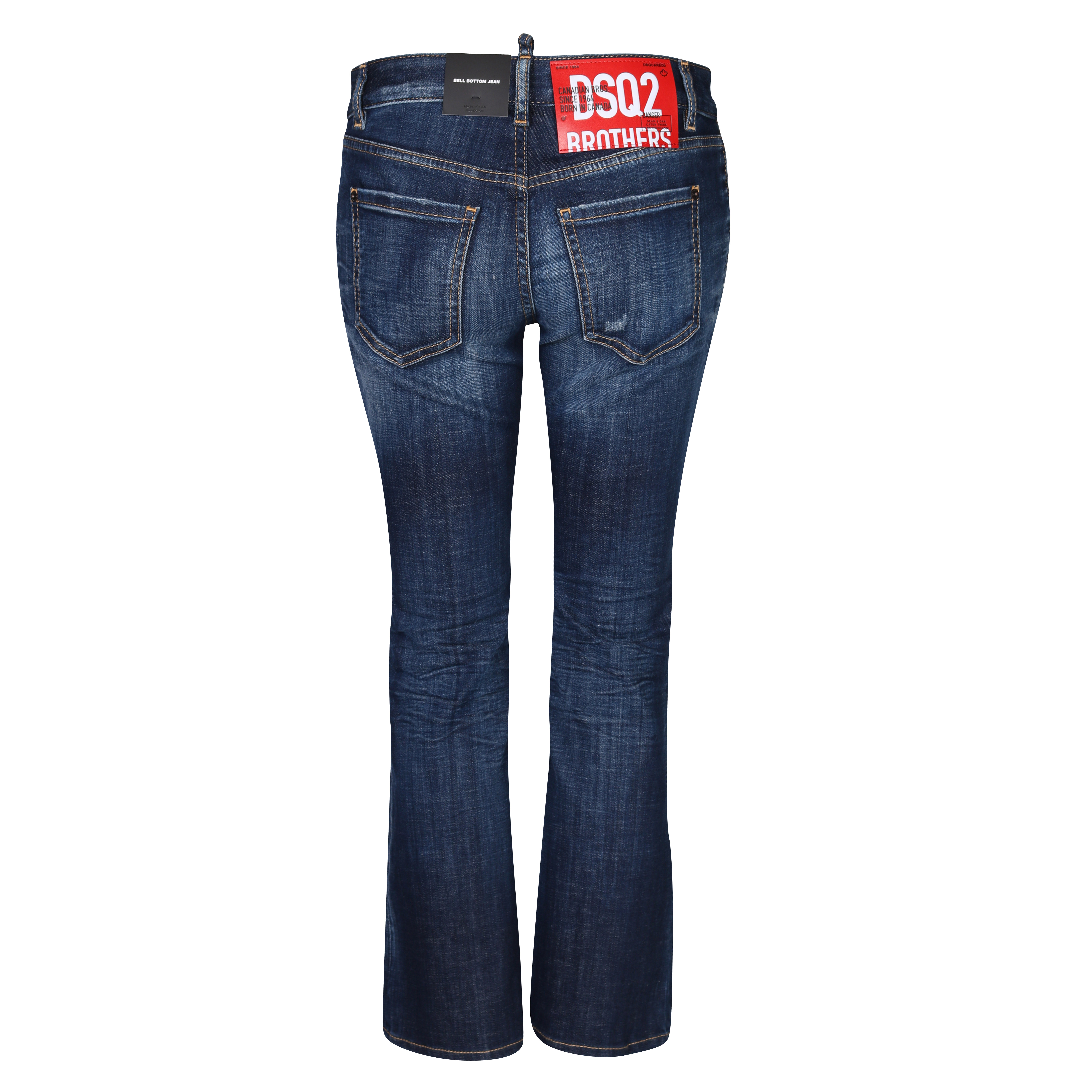 Dsquared Jeans Bell Bottom Jean Blue Washed