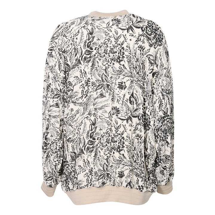 Golden Goose Cardigan Giselle in Bone White/Black Ecru
