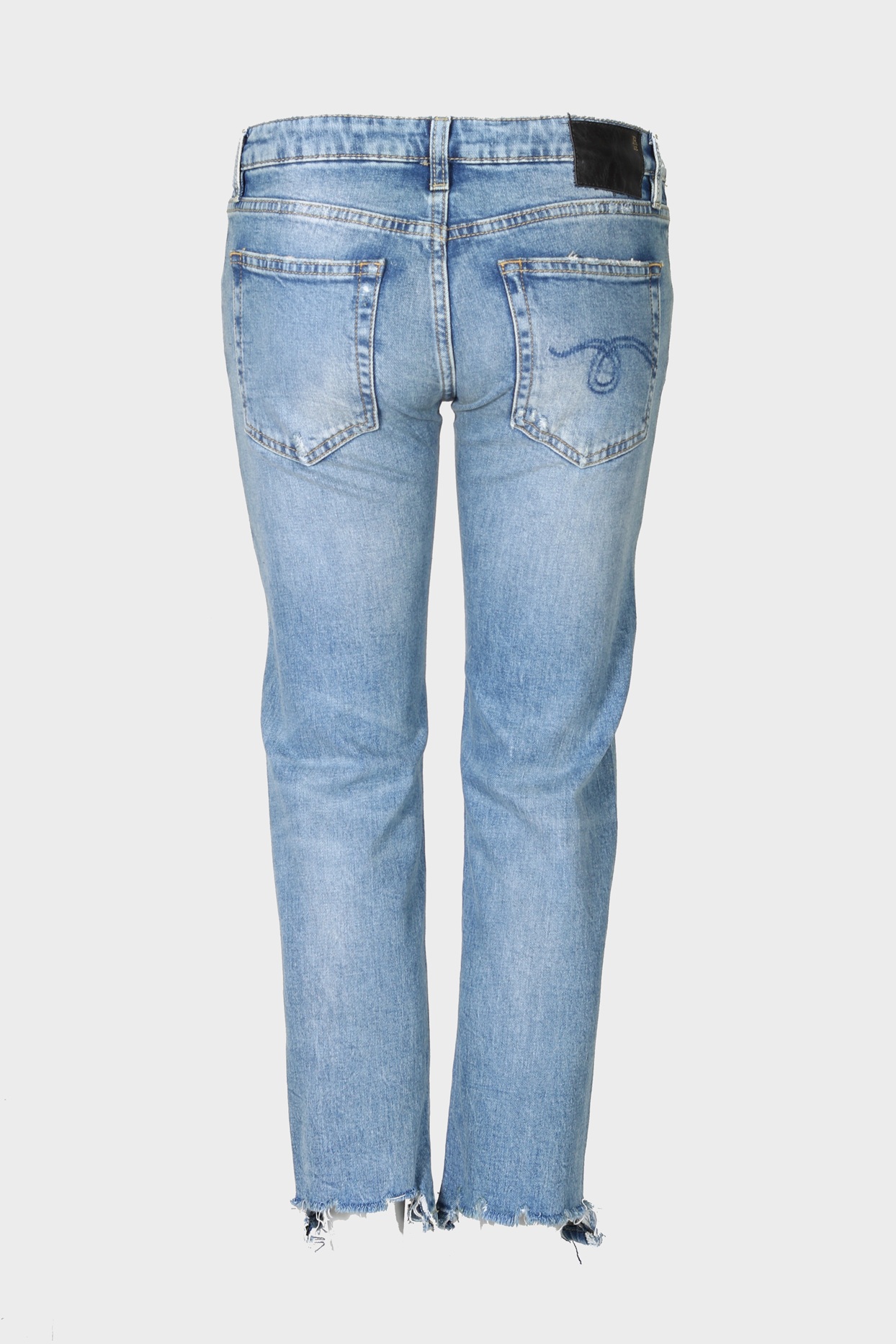 R13 Boy Straight in Jasper Stretch Blue