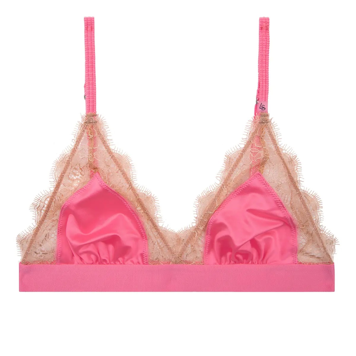 Love Stories Bra Bralette Love Lace Pink