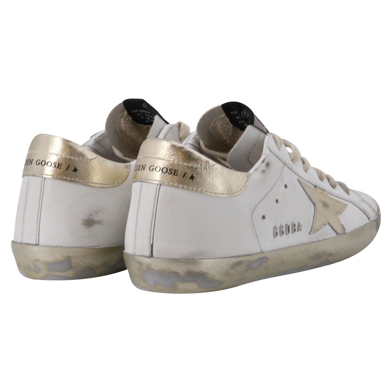 Golden Goose Sneaker Superstar White/Gold