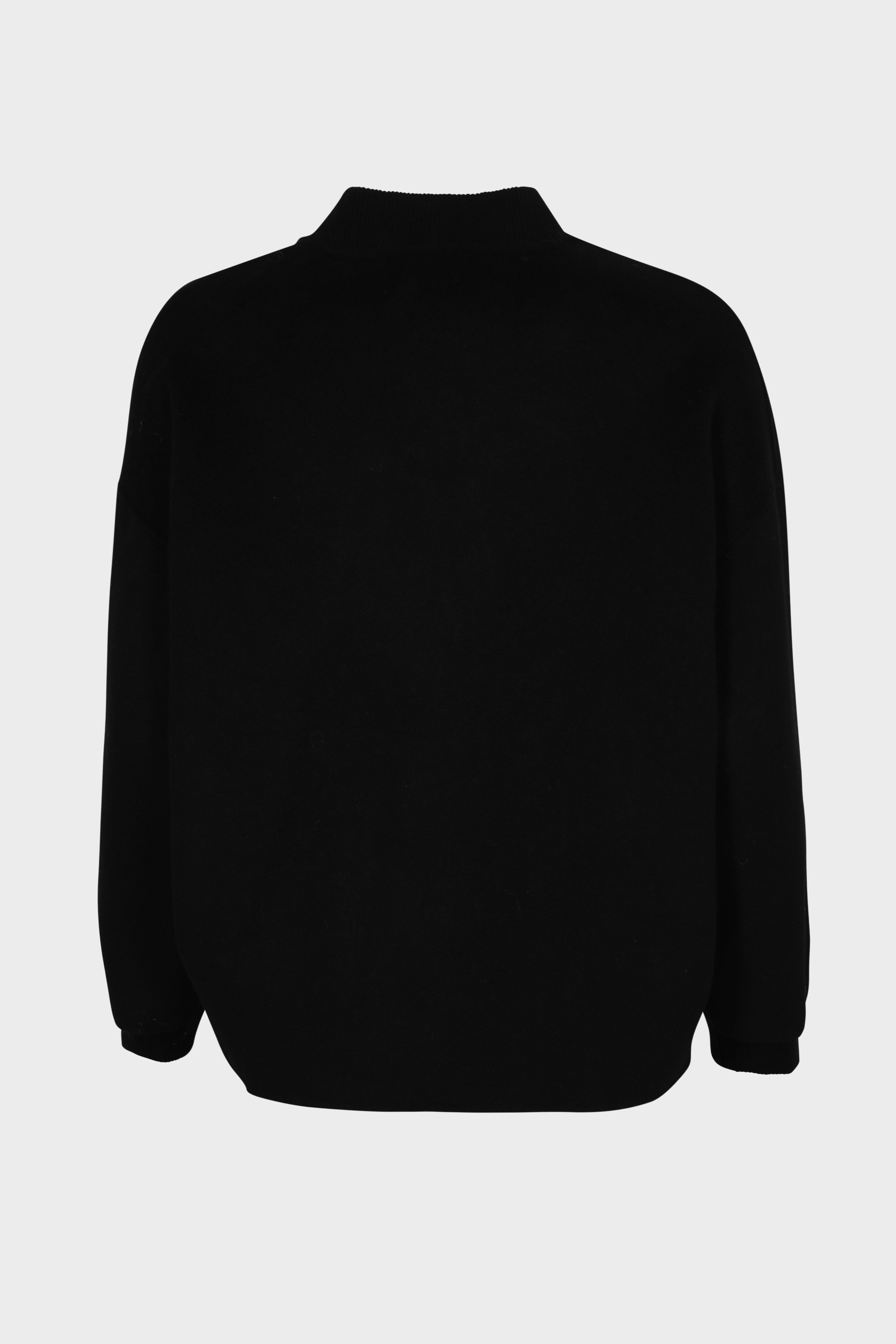 FLONA Wool Bomber in Black