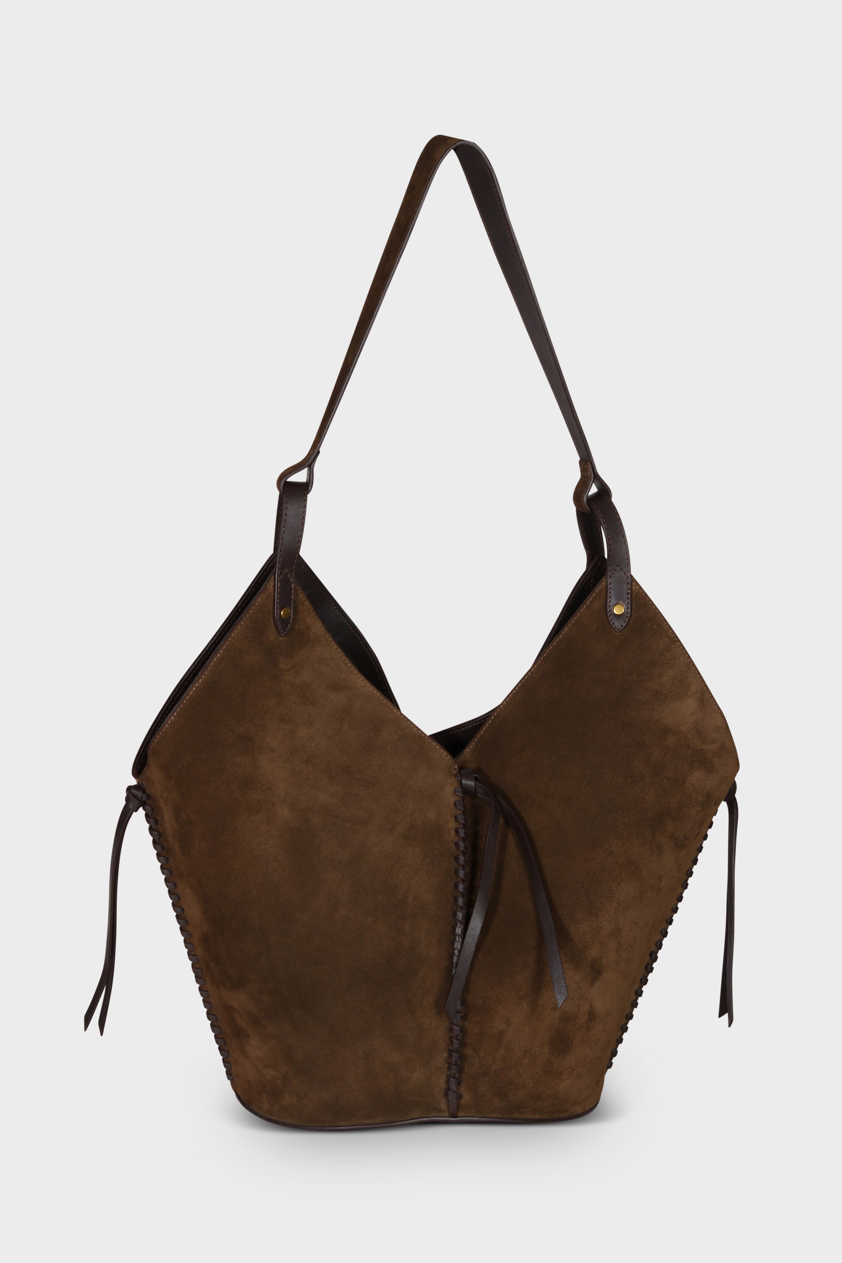 ISABEL MARANT Tampa Shoulder Bag in Khaki Brown