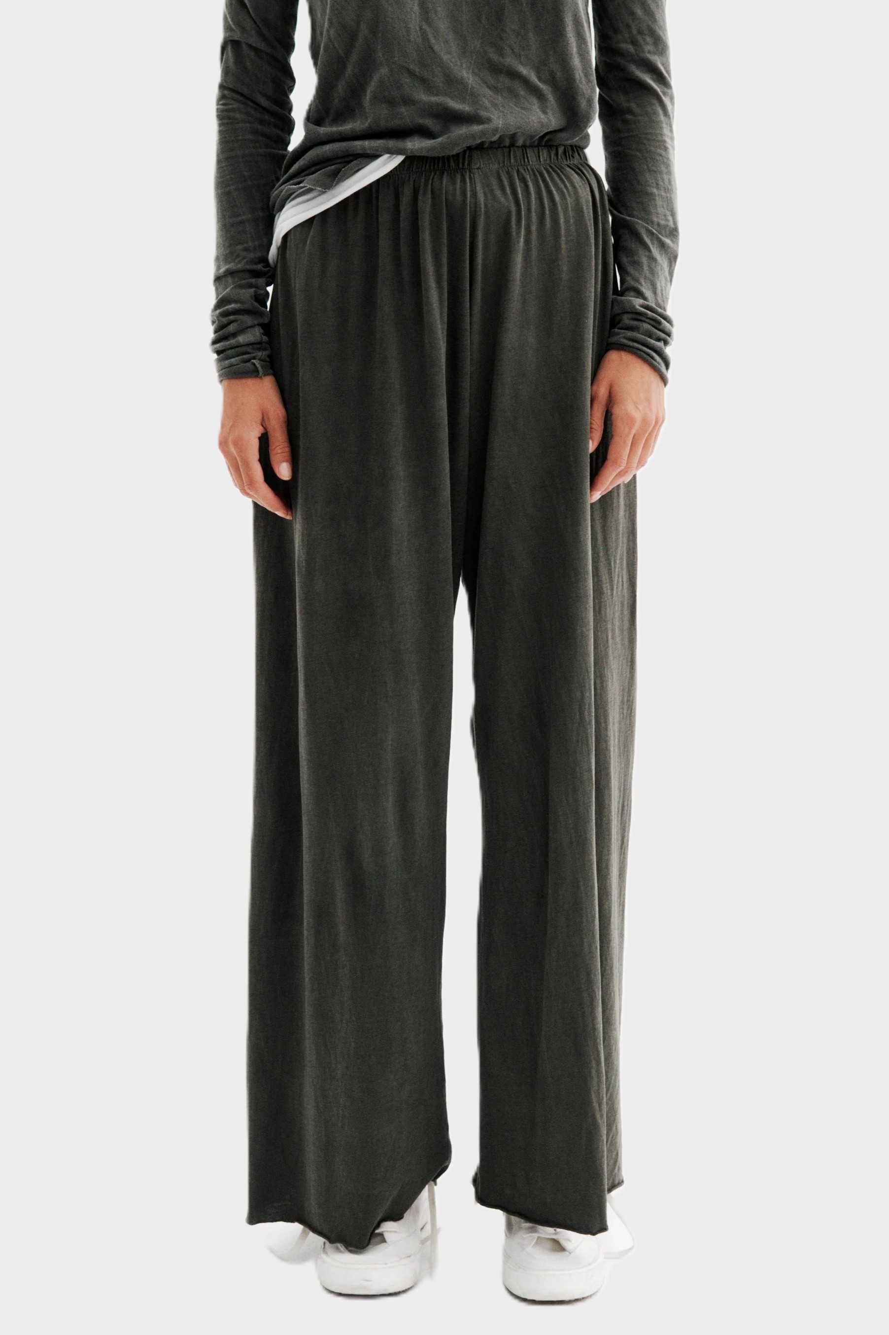 ALL III Naomi Light Cotton Pant in Army Green
