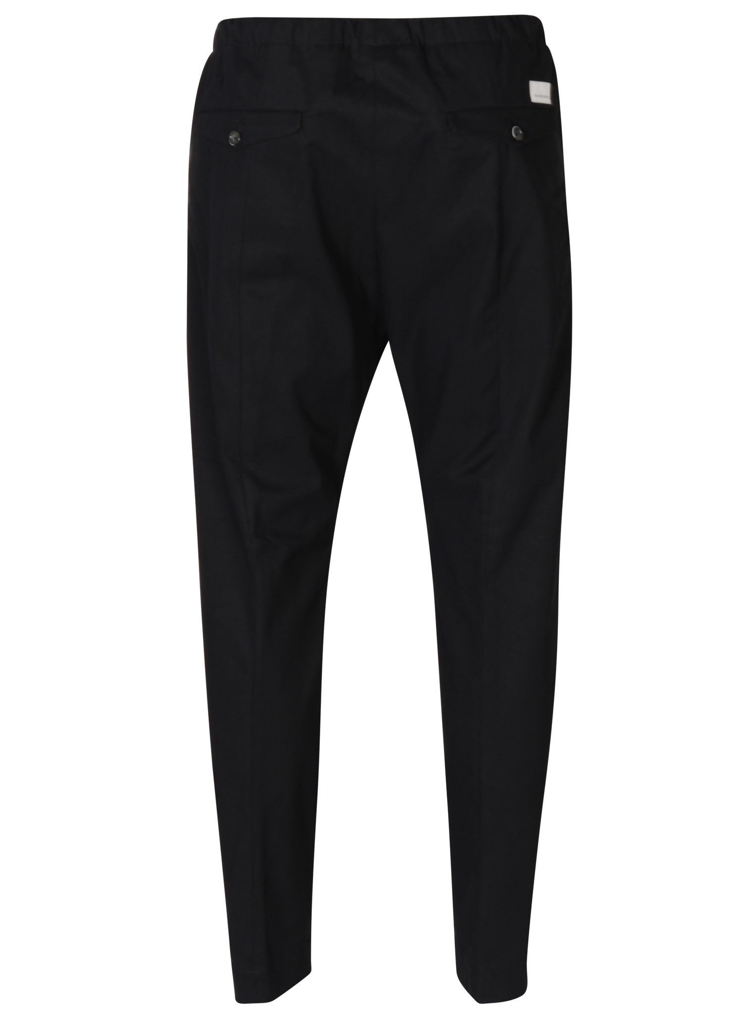 NINE:INTHE:MORNING Mirco Carrot Cotton Stretch Pant in Black 46