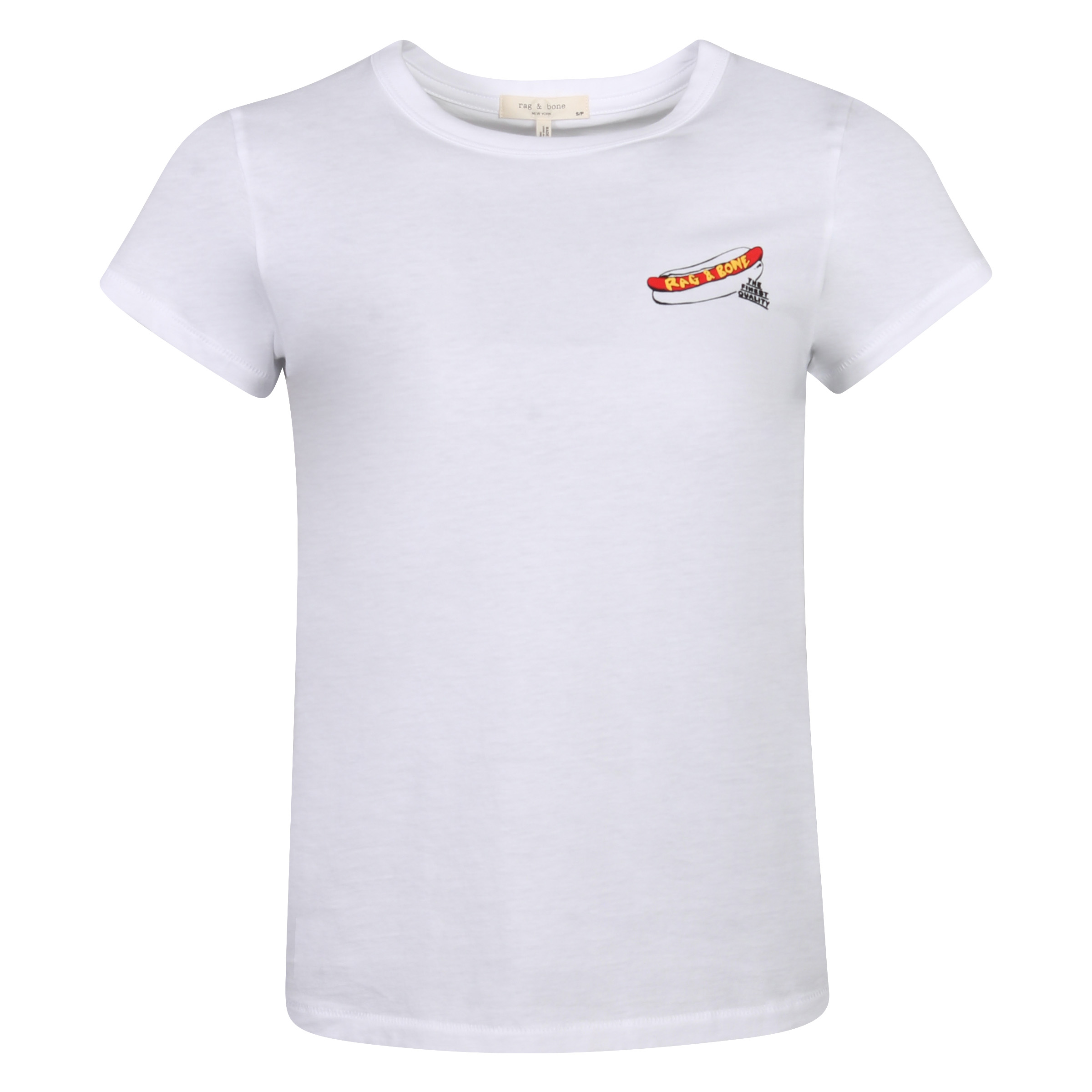 Rag & Bone NY Hot Dog Tee White