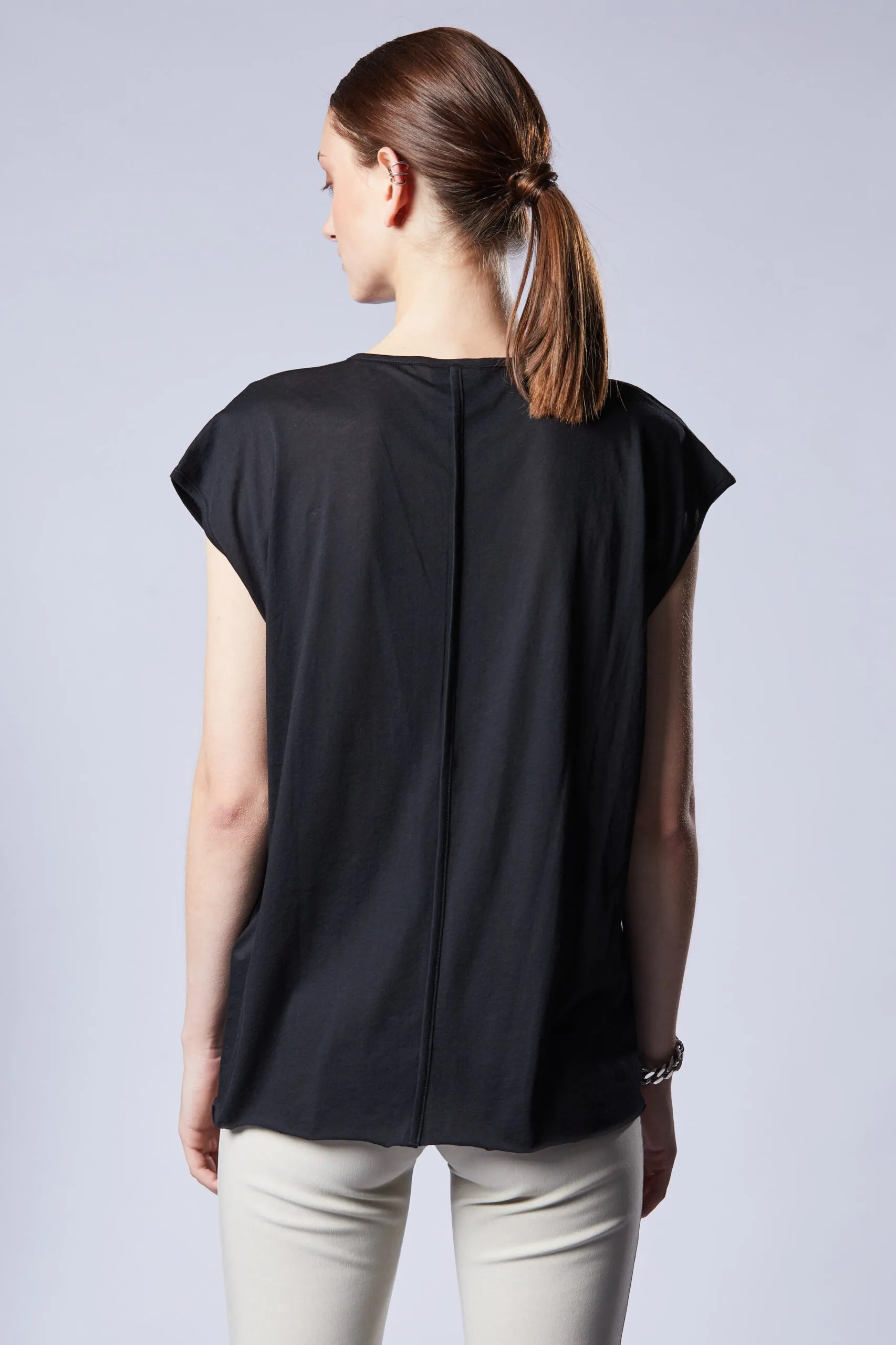 THOM KROM T-Shirt in Black L