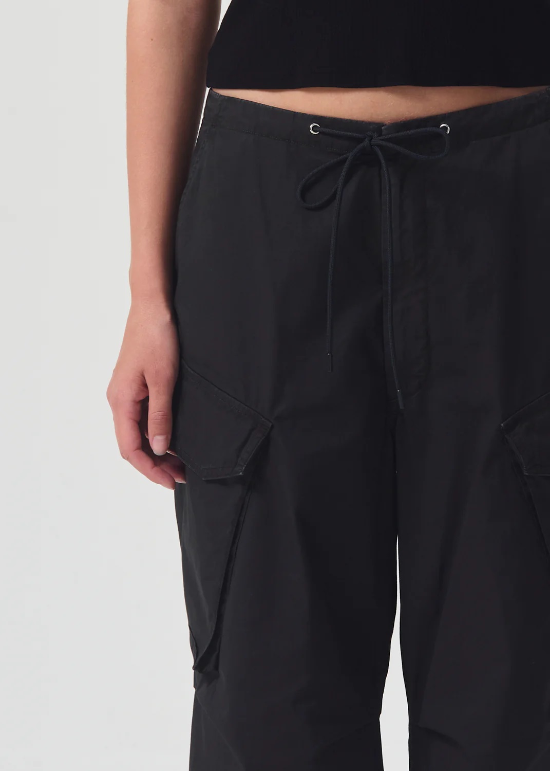 AGOLDE Ginerva Cargo Pant in Black XS