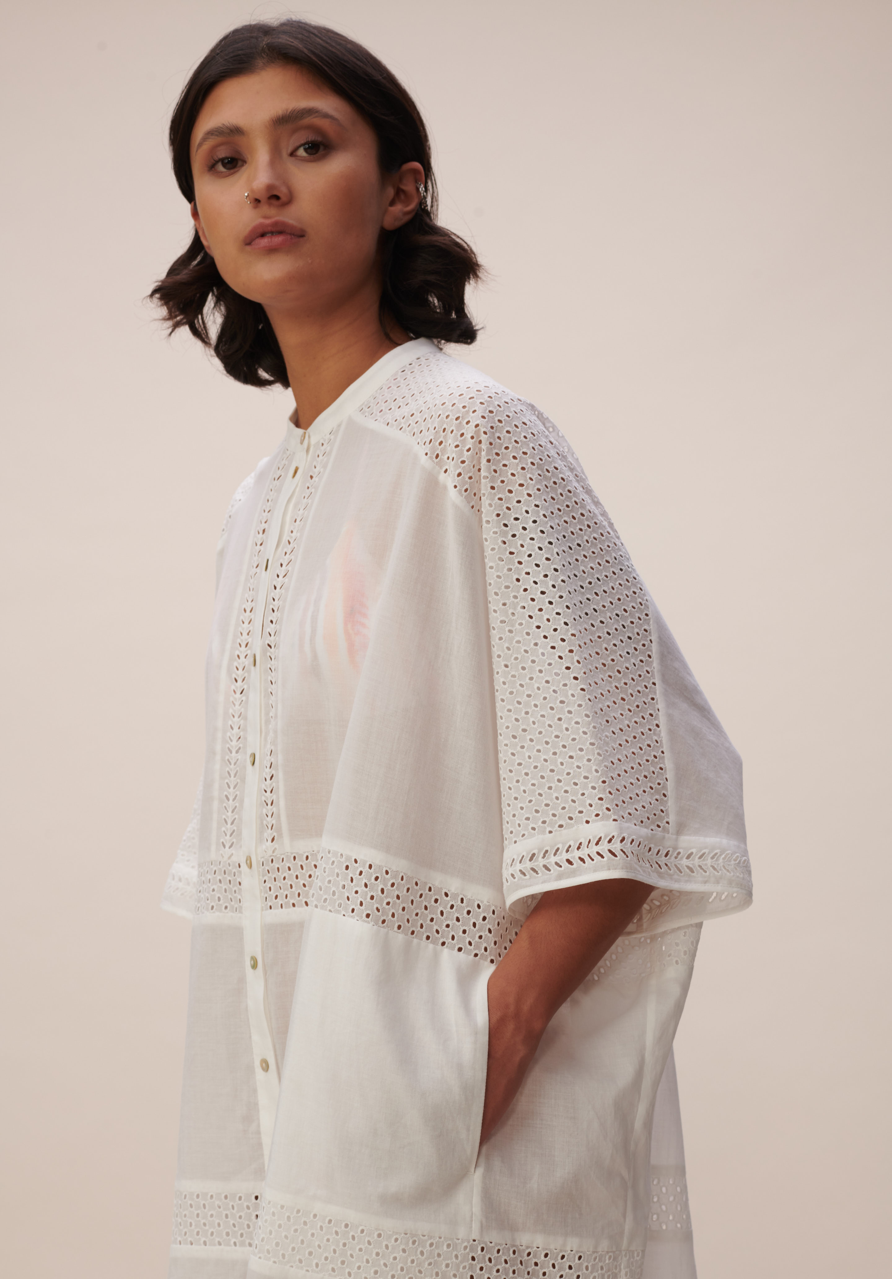 Lala Berlin Dress Dante in White