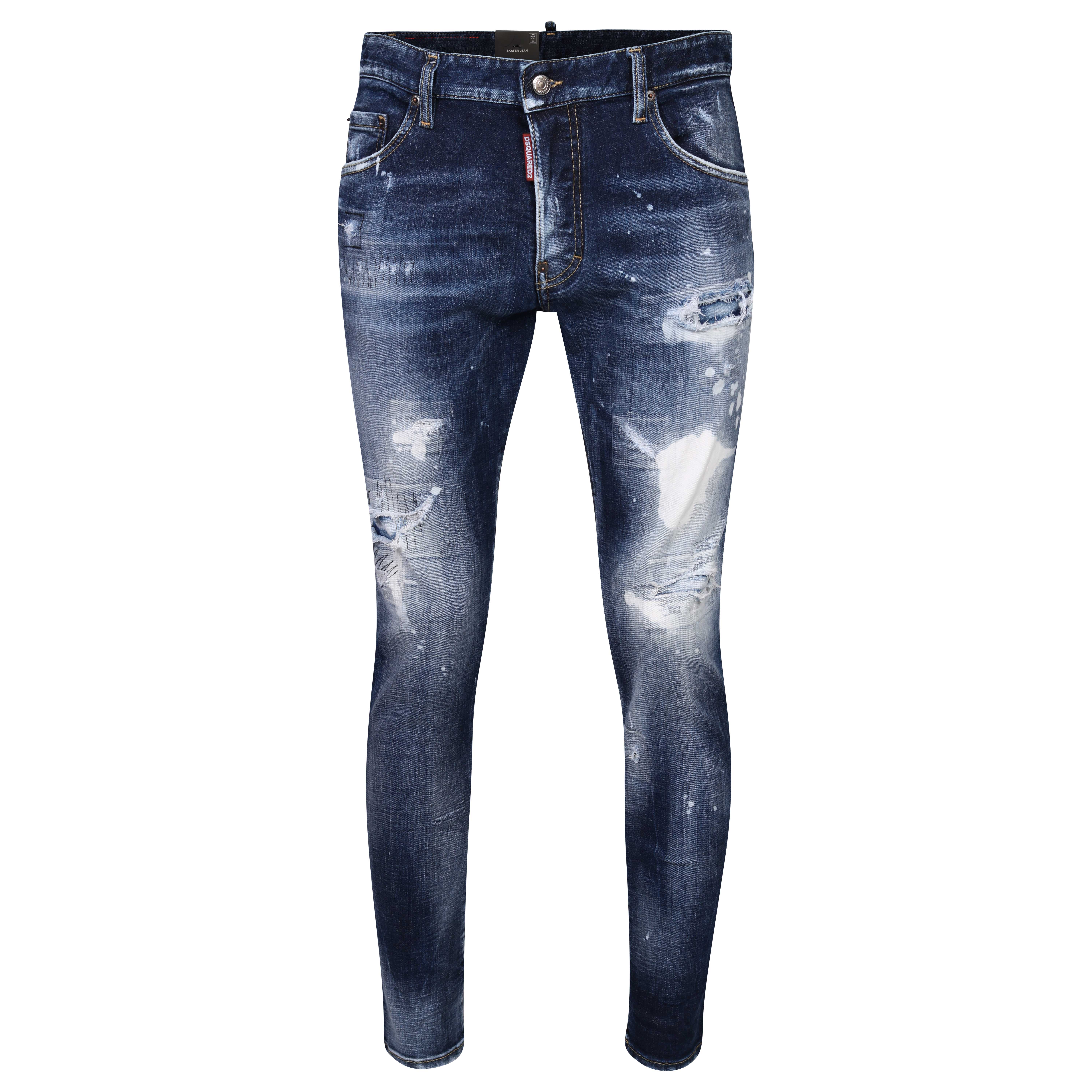 Dsquared Jeans Skater Blue Washed