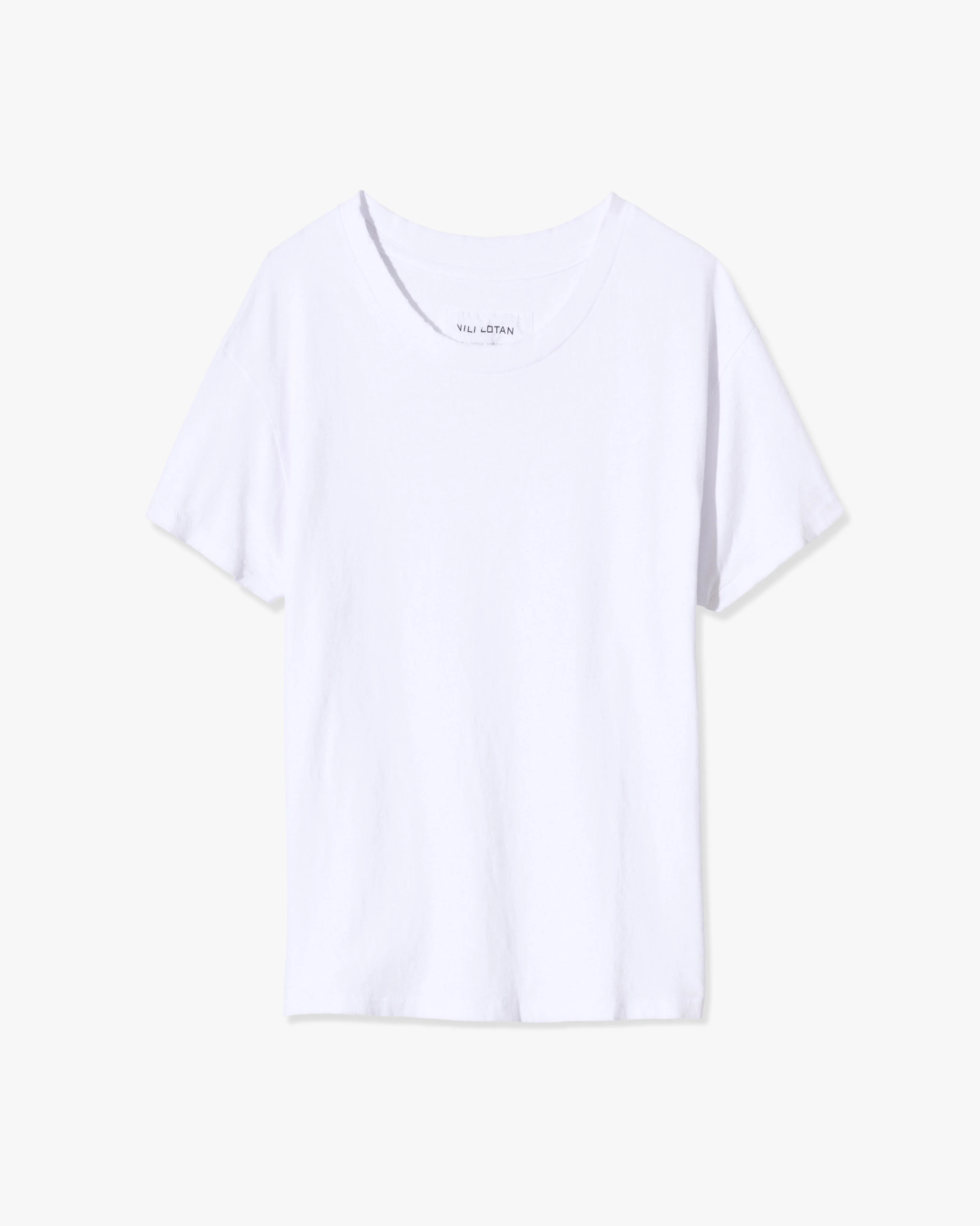 NILI LOTAN Loose Fit T-Shirt in White XL