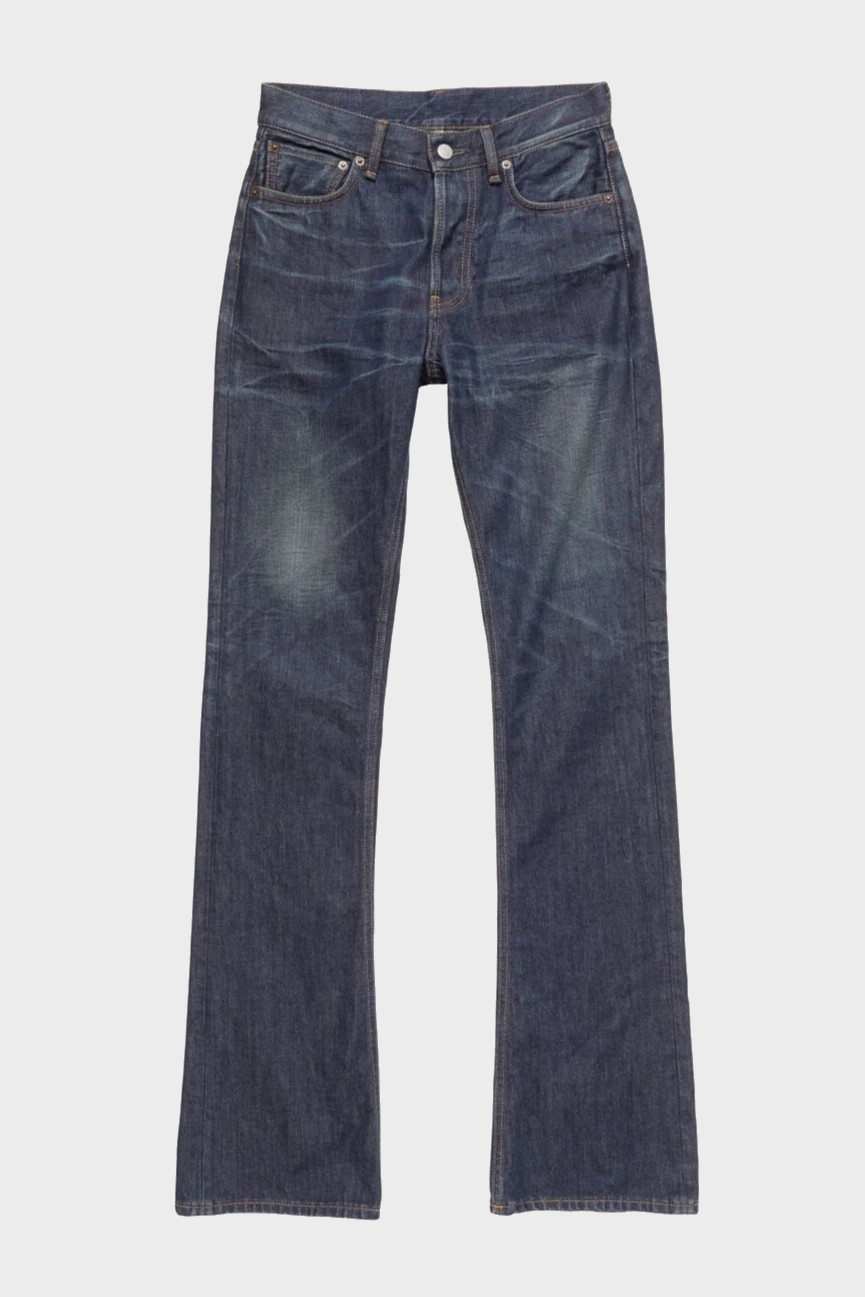 ACNE STUDIOS Regular Fit Jeans 2009F Dark Blue