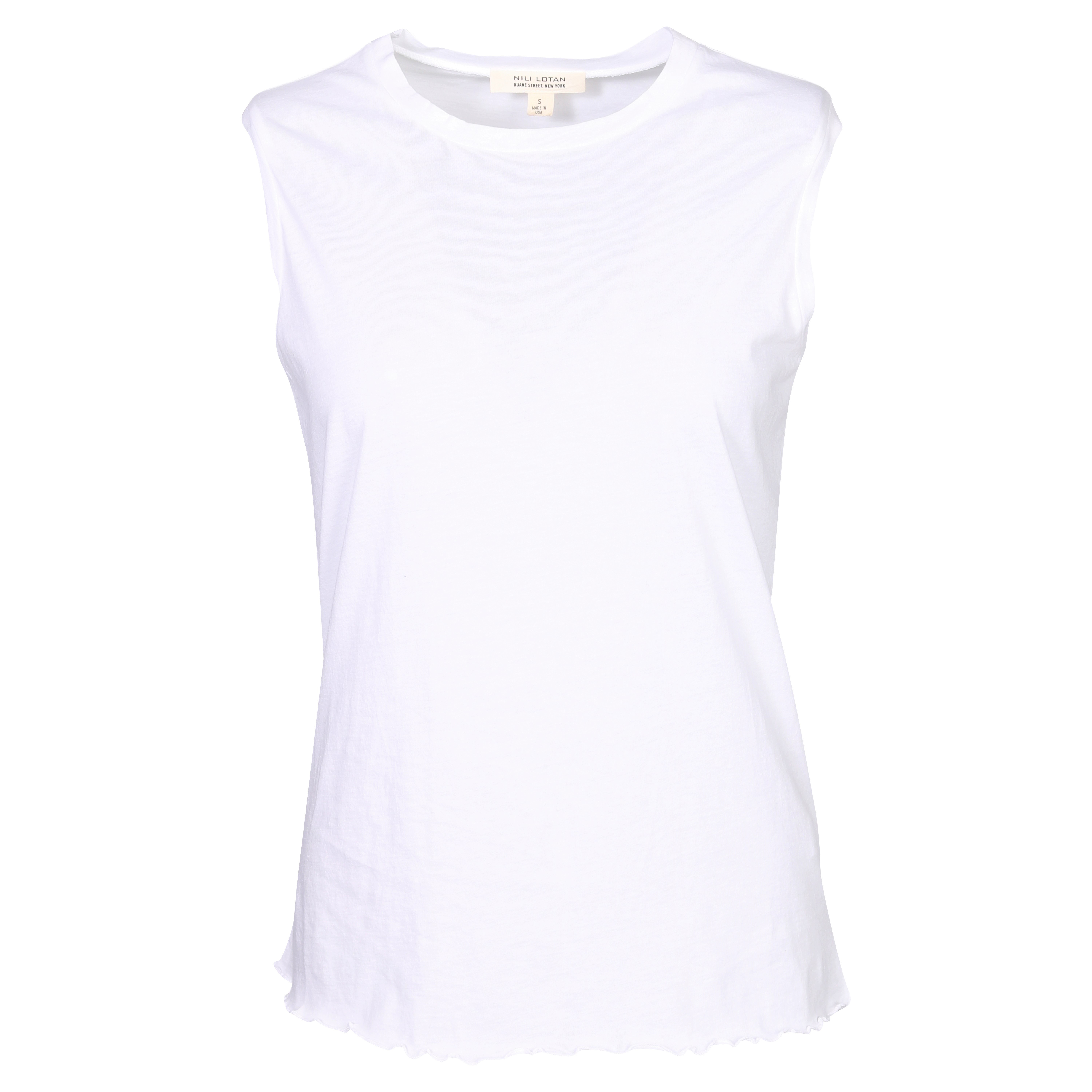 Nili Lotan Muscle Tee in White