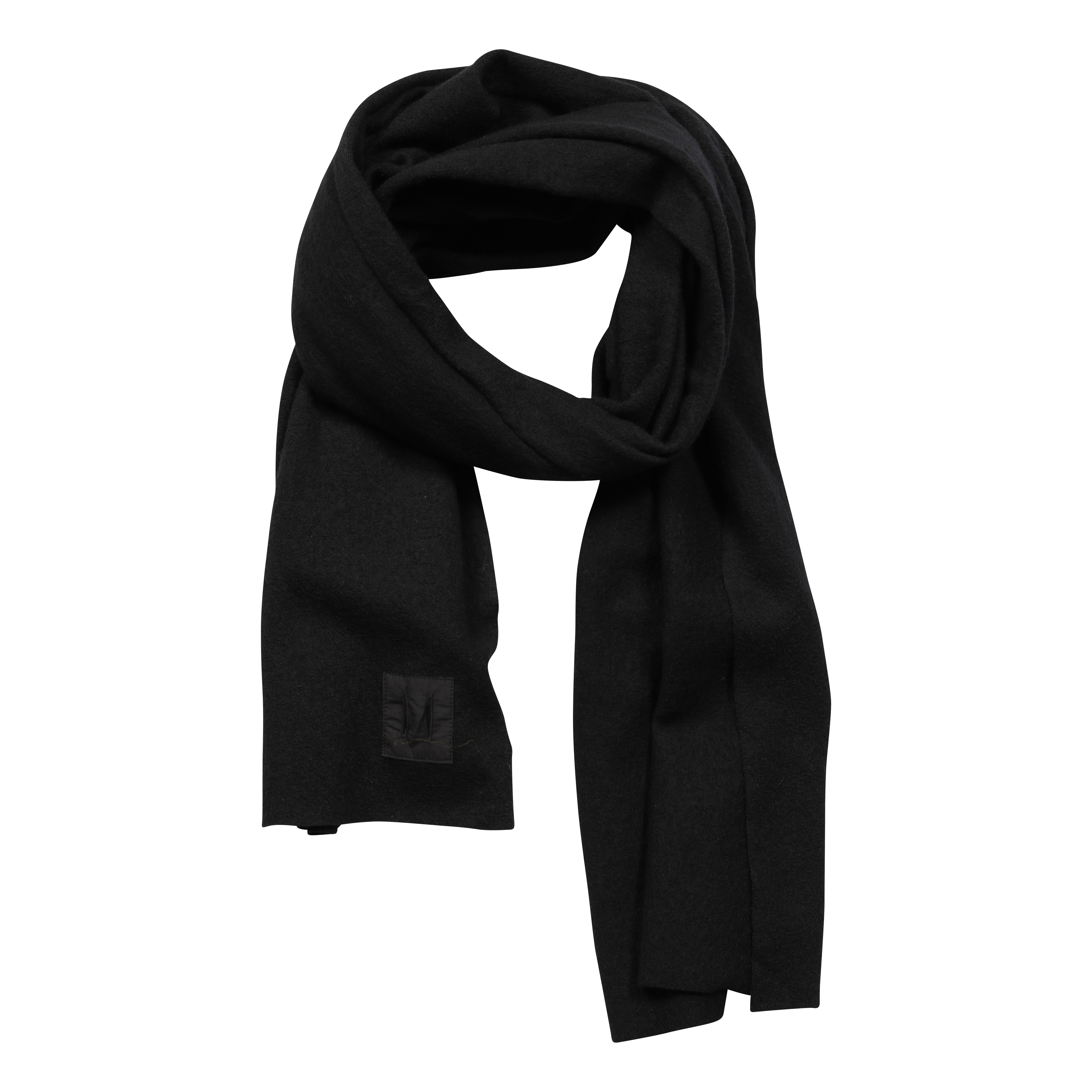 Hannes Roether Knit Scarf in Black