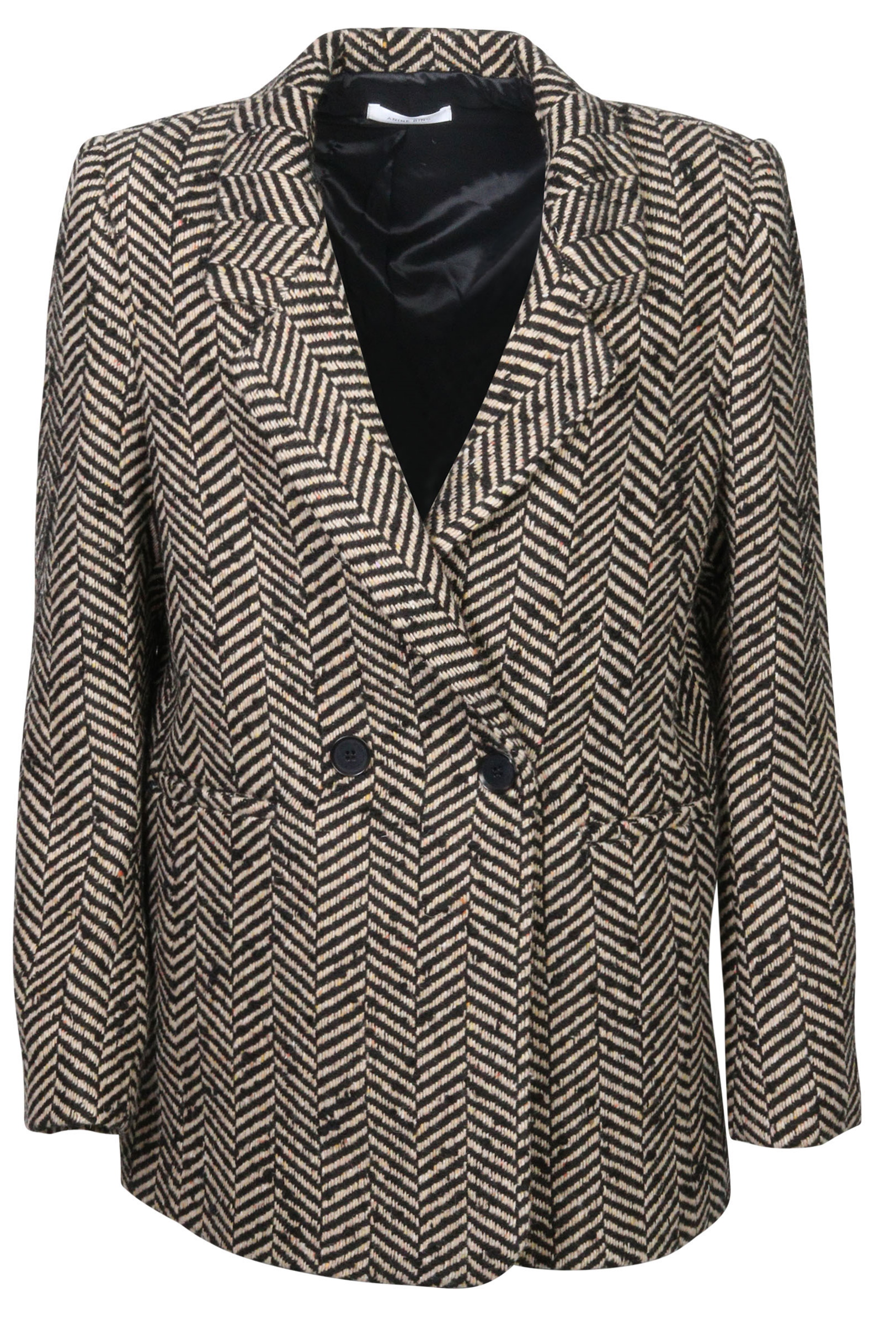 Anine Bing Fishbone Blazer Camel/Black