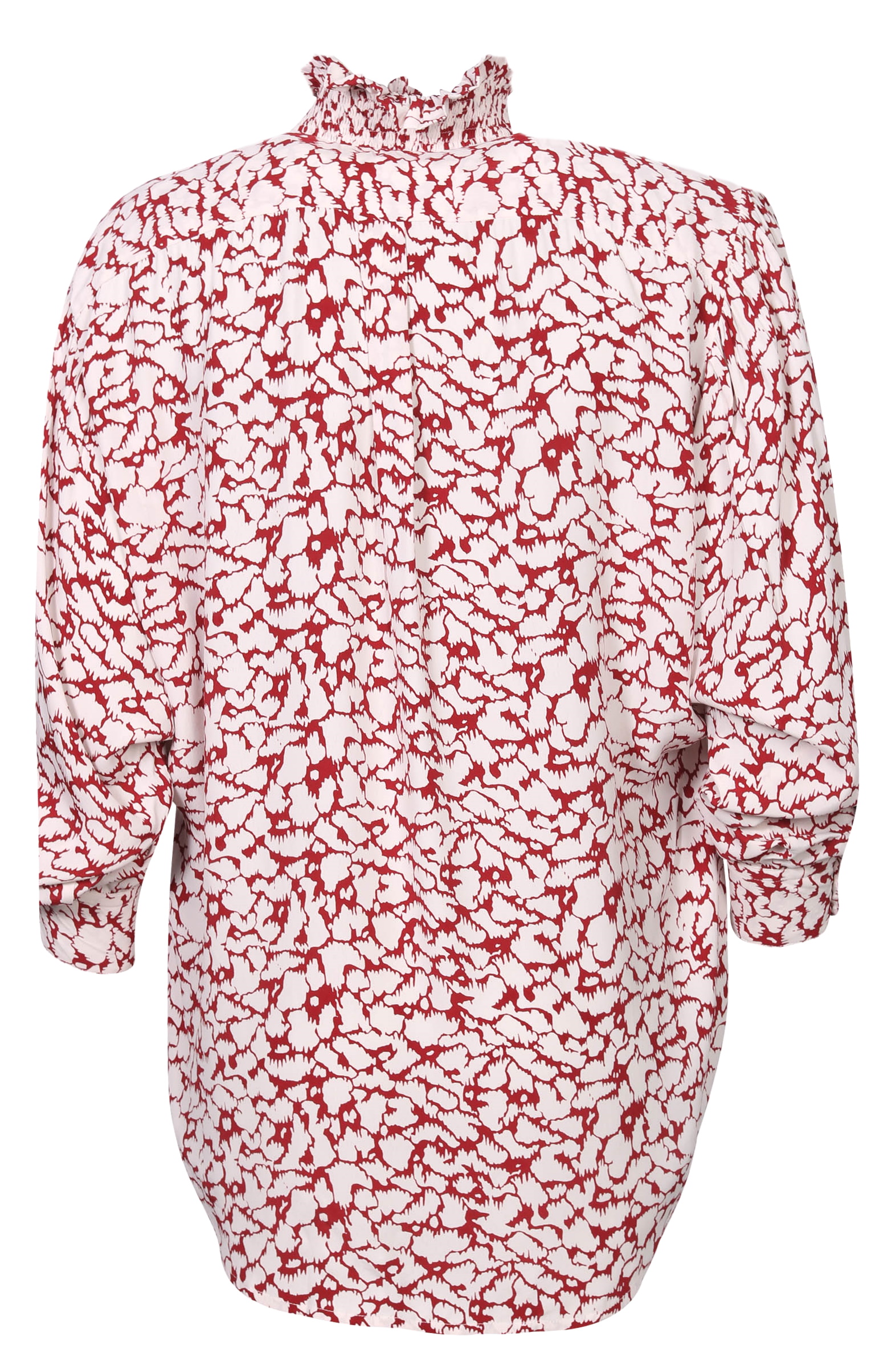 Isabel Marant Étoile Blouse Catchelae Red/White Printed FR/38 - DE/36