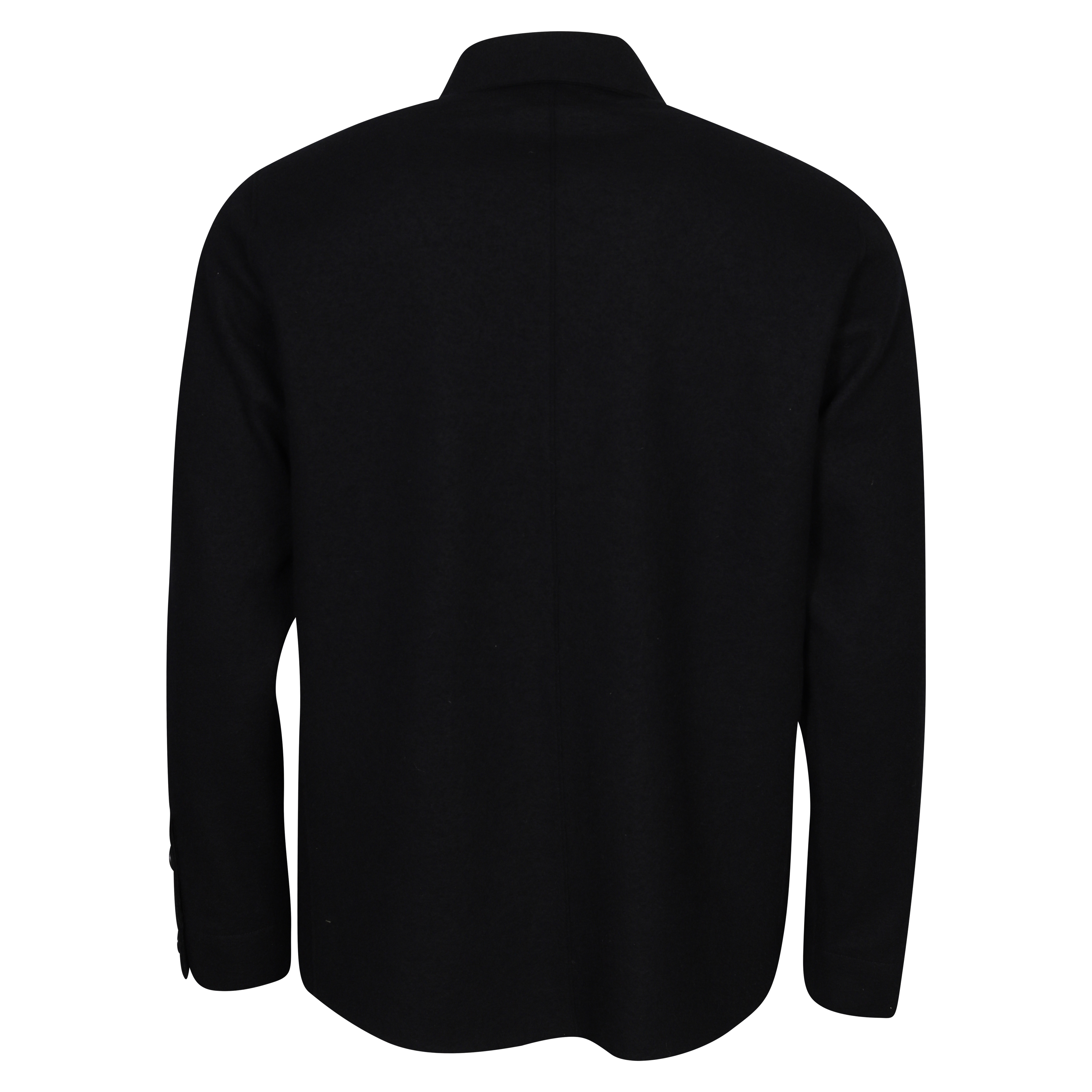 Transit Uomo Wool Overshirt in Black