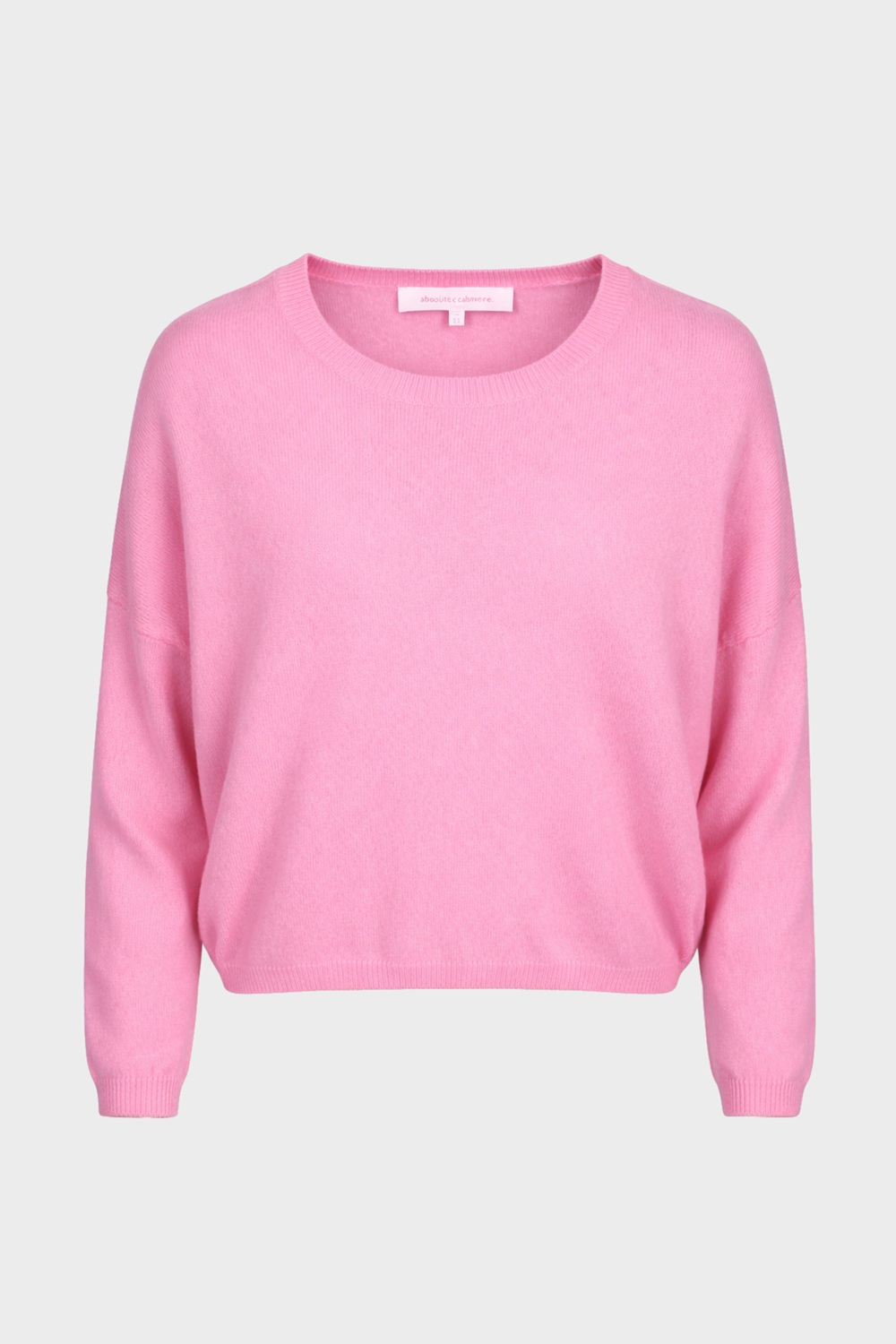 ABSOLUT CASHMERE Round-Neck Sweater in Light Pink