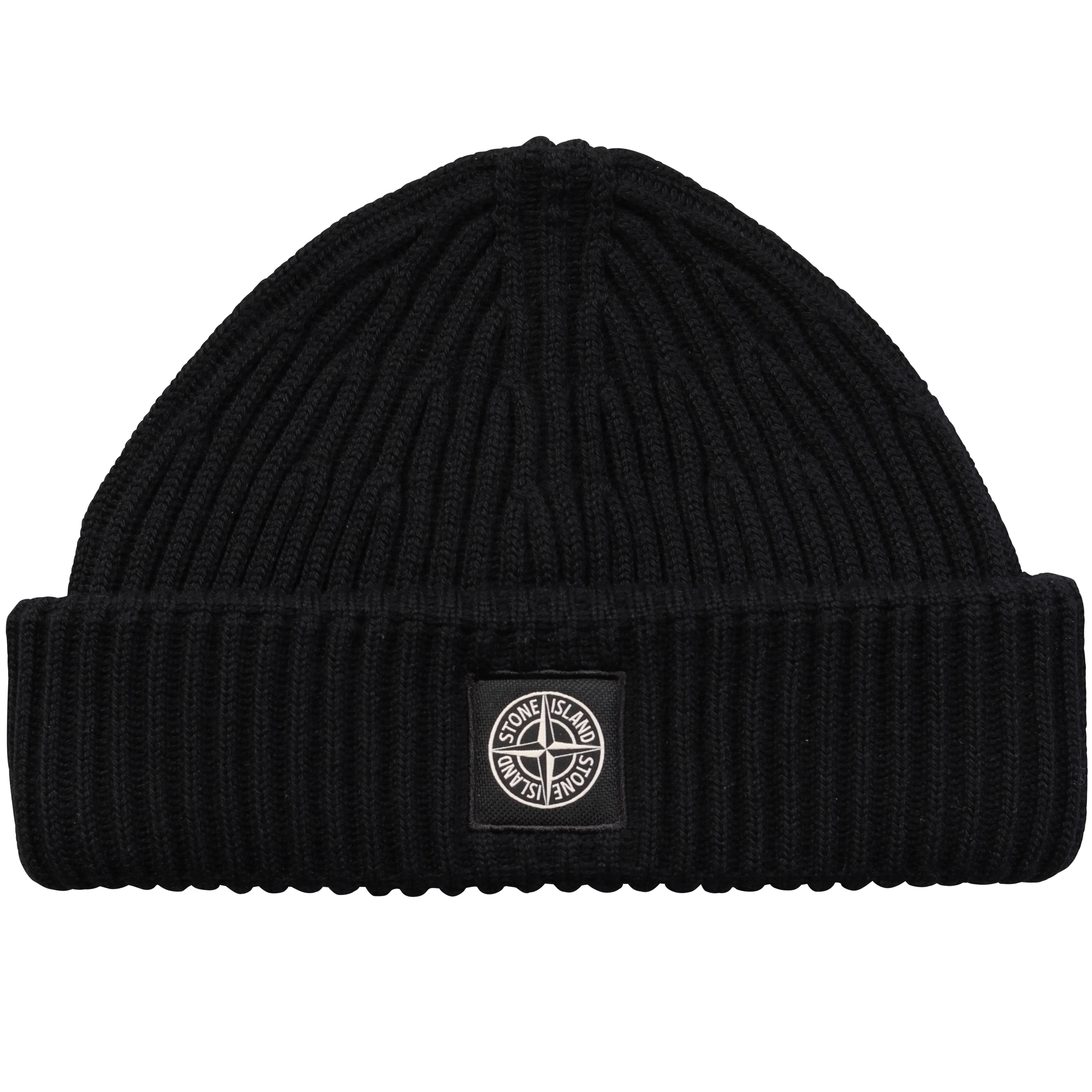 Stone Island Knit Cap in Black