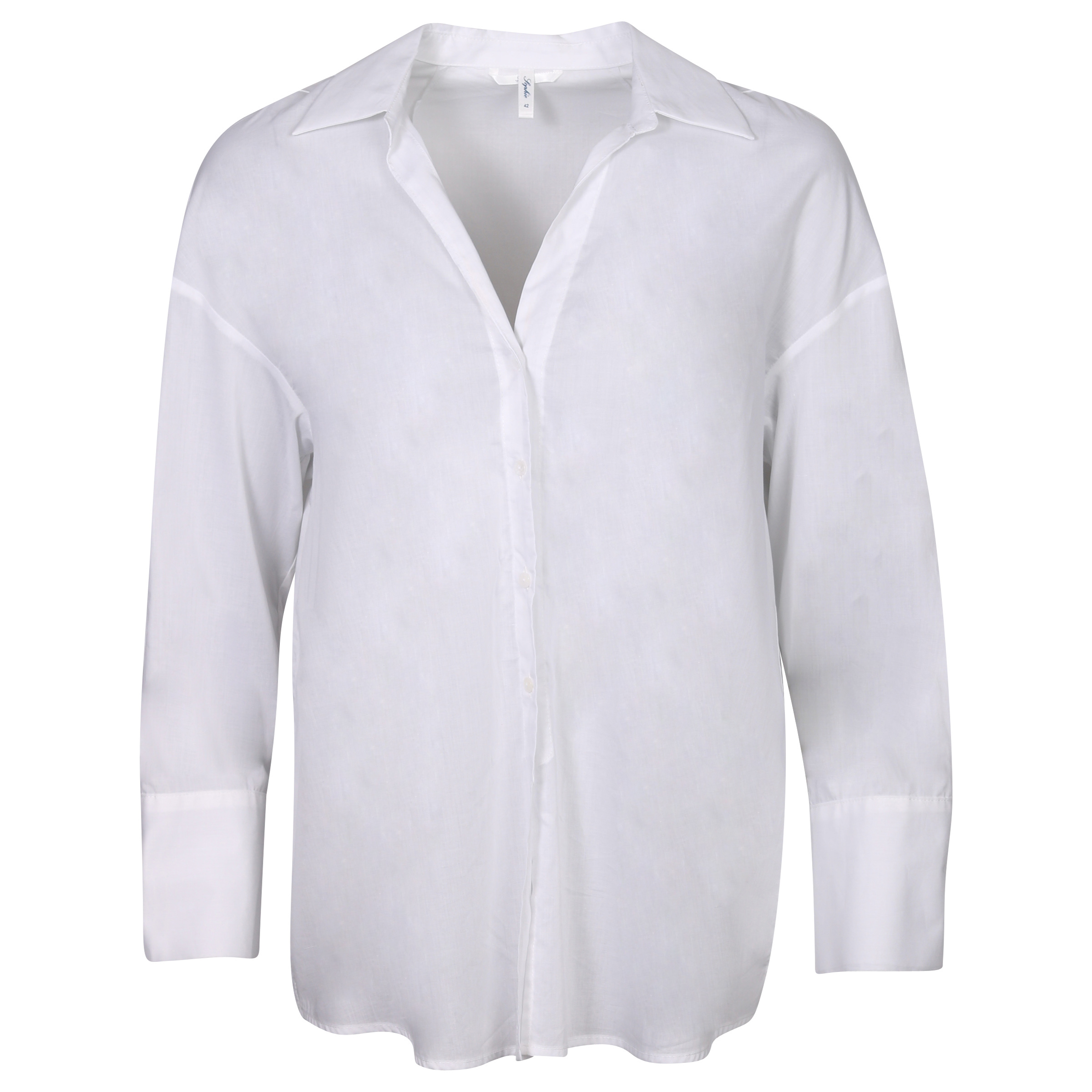 Sophie Cotton Shirt Opol White