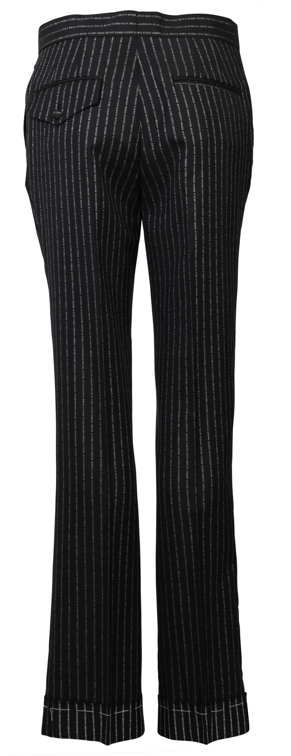 Golden Goose Pants Streifen schwarz L