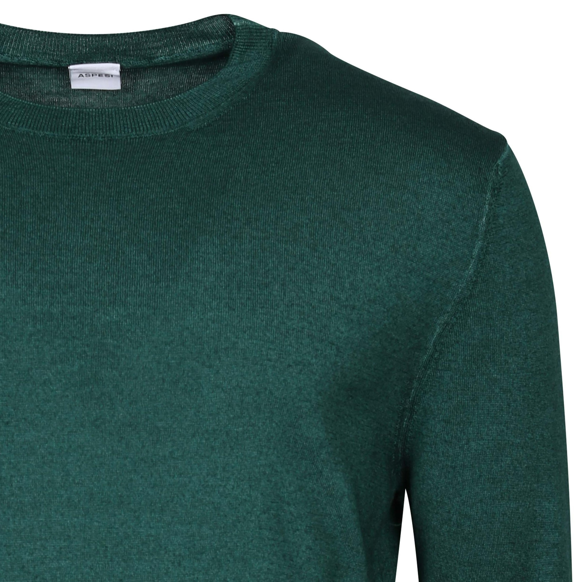 Aspesi Knit Pullover in Green Melange