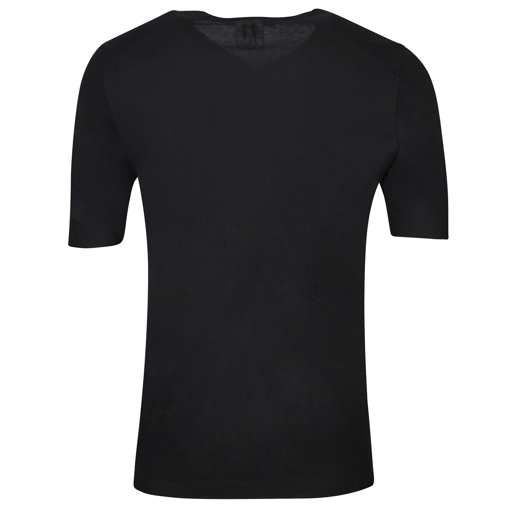 Hannes Roether V-Neck T-Shirt in Black 3XL