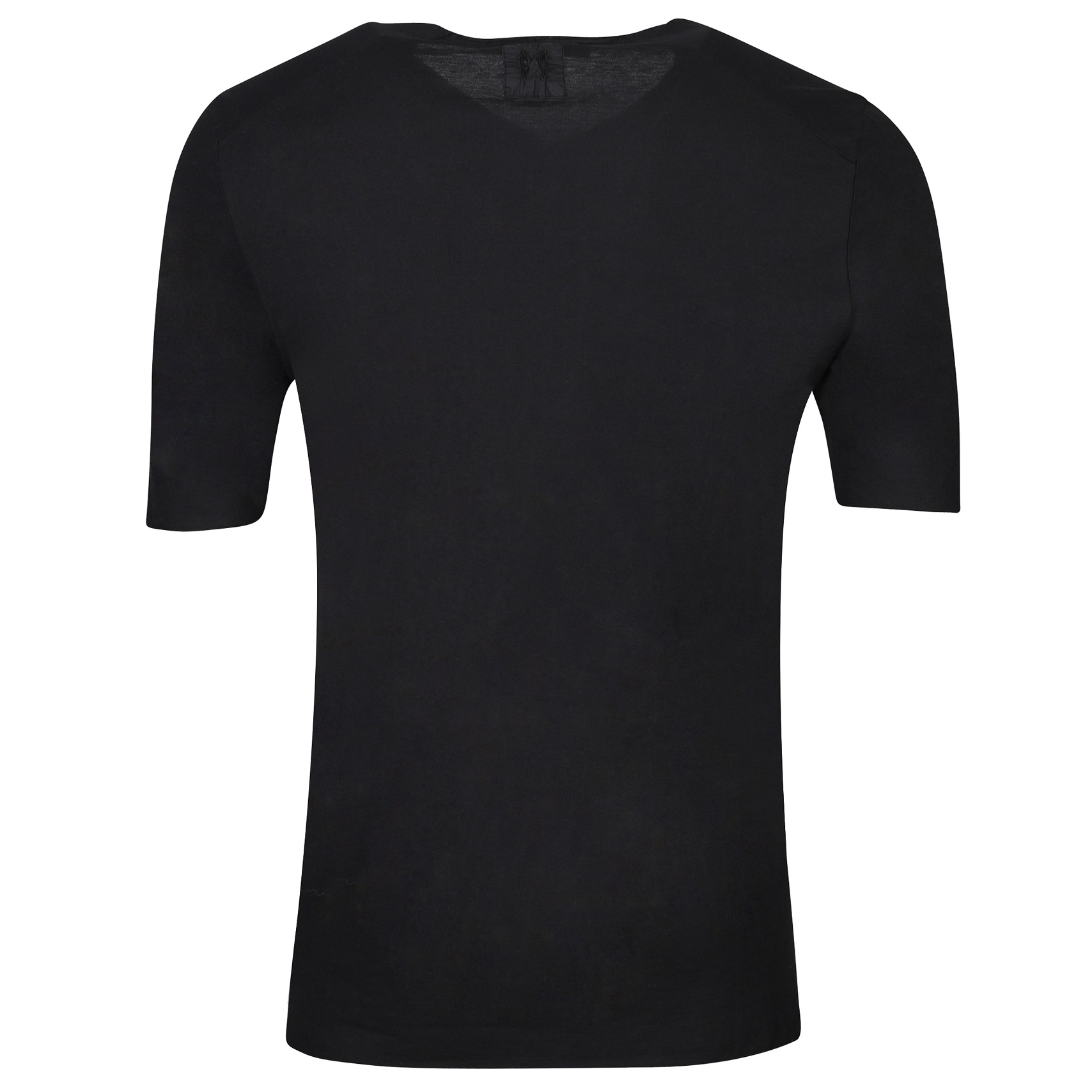 Hannes Roether V-Neck T-Shirt in Black XL